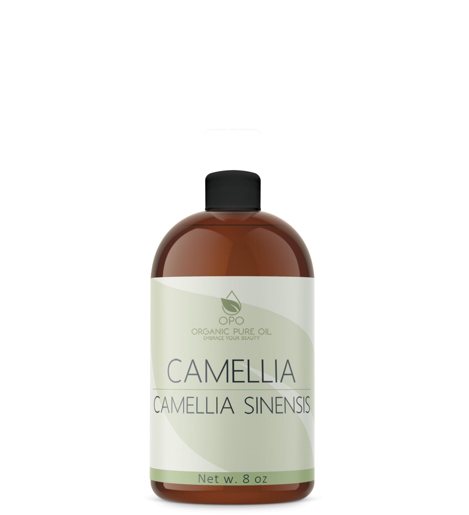 OPO Camellia Seed Oil - 8 oz - Pure Unrefined Cold Pressed Non-GMO Japanese Bulk Carrier Oil for Skin Hair Nails Body Facial Hair - Hydrating Nourishing Moisturizing - Organic Pure Oil 8 Ounce (Pack of 1) - Buy Online on GoSupps.com