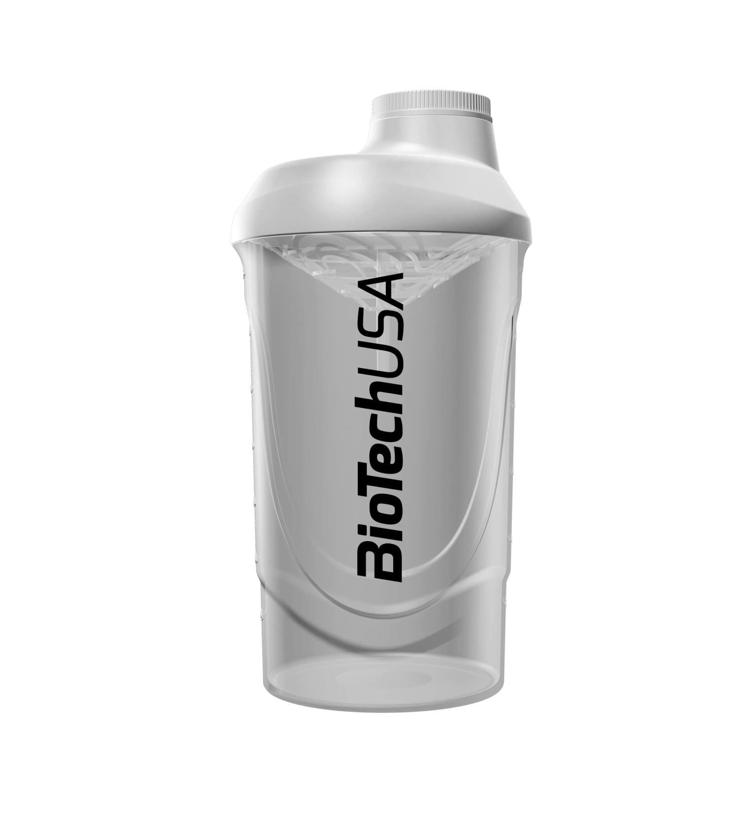 Biotechusa Wave Shaker Bottle - 600ml | Leak-Proof Durable Easy to Clean | Improved Mixing - Buy Now! - Buy Online on GoSupps.com