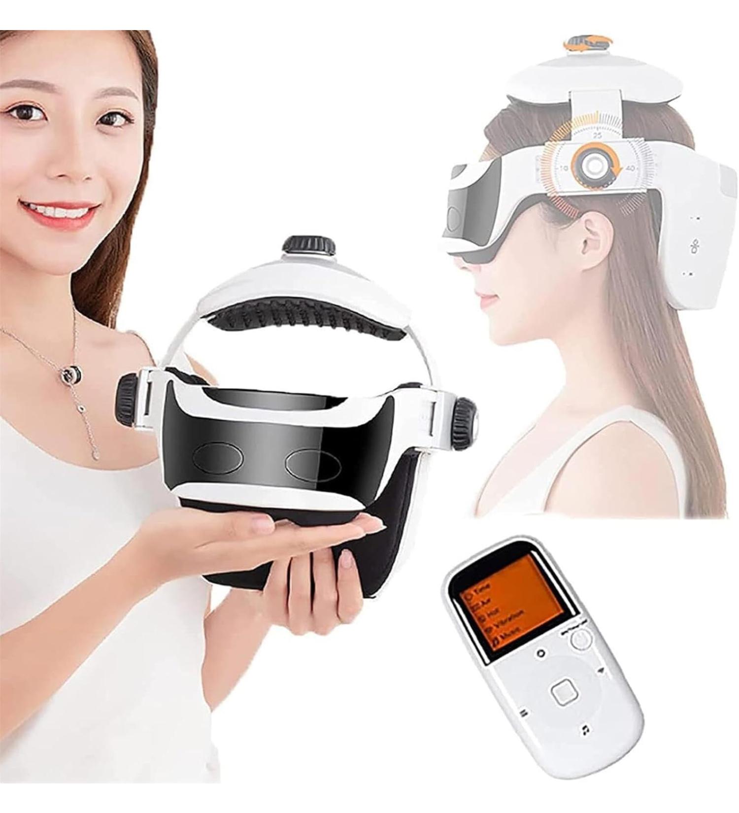 Casque de Massage lectrique for la t te p trissage Compression d'air adapt aux maux de t te soulagement du Stress et Sommeil Profond - Buy Online on GoSupps.com