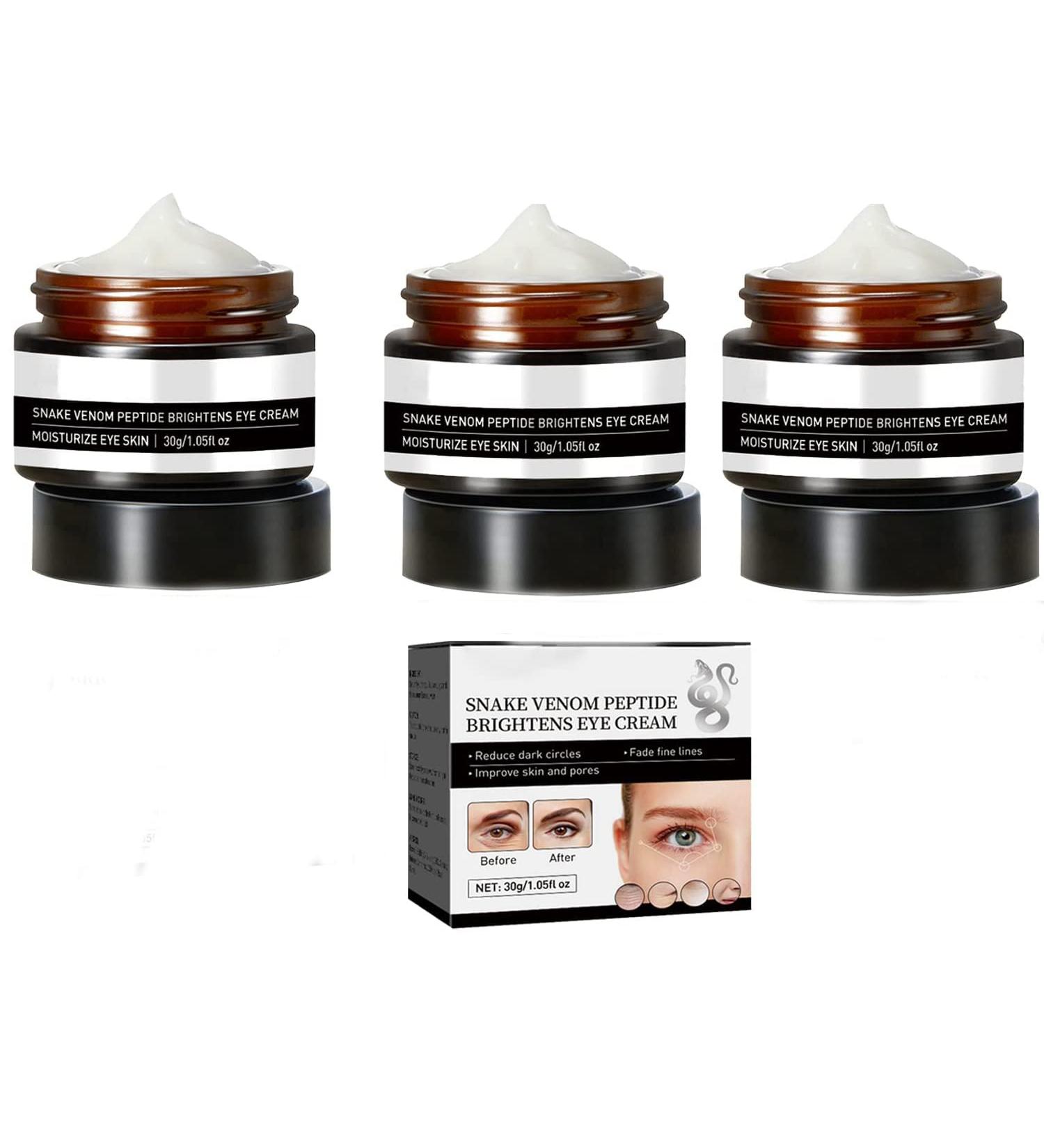 ANRUI 3pcs Verfons Firming Eye Cream Set | Snake Venom Formula | Anti-Aging Treatment for Fine Lines, Wrinkles, and Eye Bags - Buy Online on GoSupps.com
