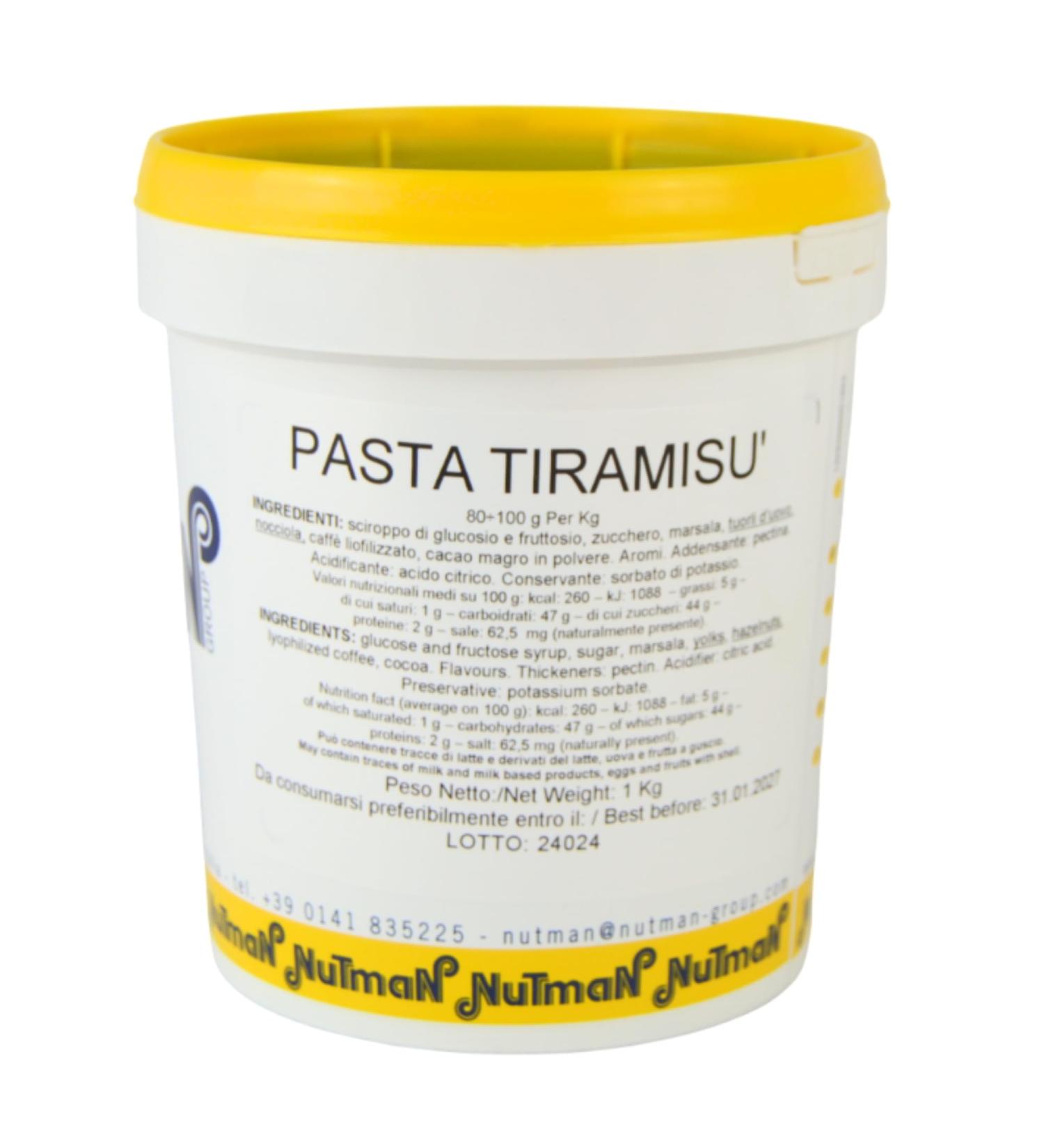 kg tiRAMISU dough prepared semi-treated for ice cream and pastries - Buy Online on GoSupps.com