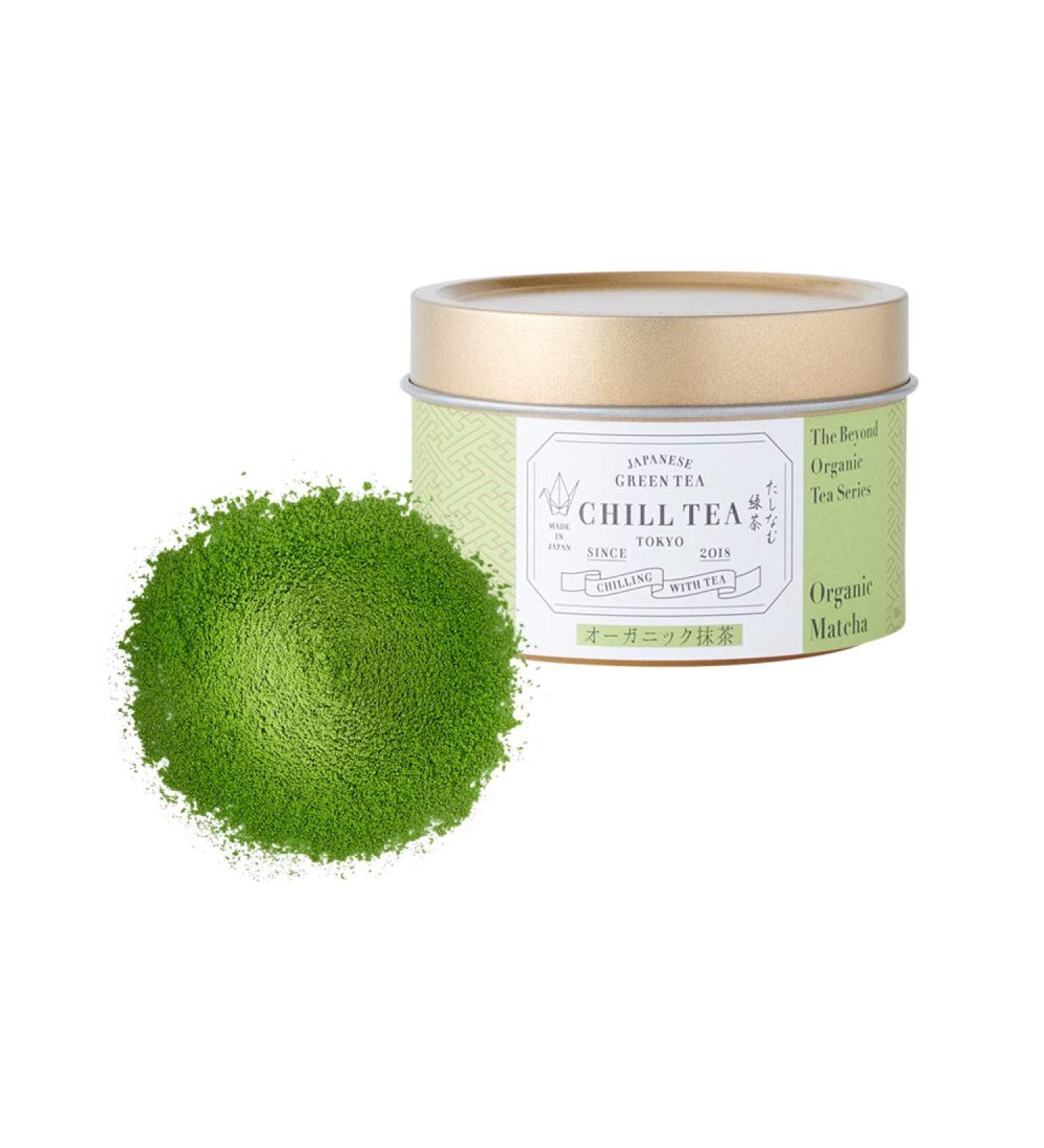 Th vert Matcha de niveau c r monial en poudre de CHILL TEA Tokyo -Th vert japonais Matcha 100% - Th vert v g tarien et sans OGM - 30g - Buy Online on GoSupps.com