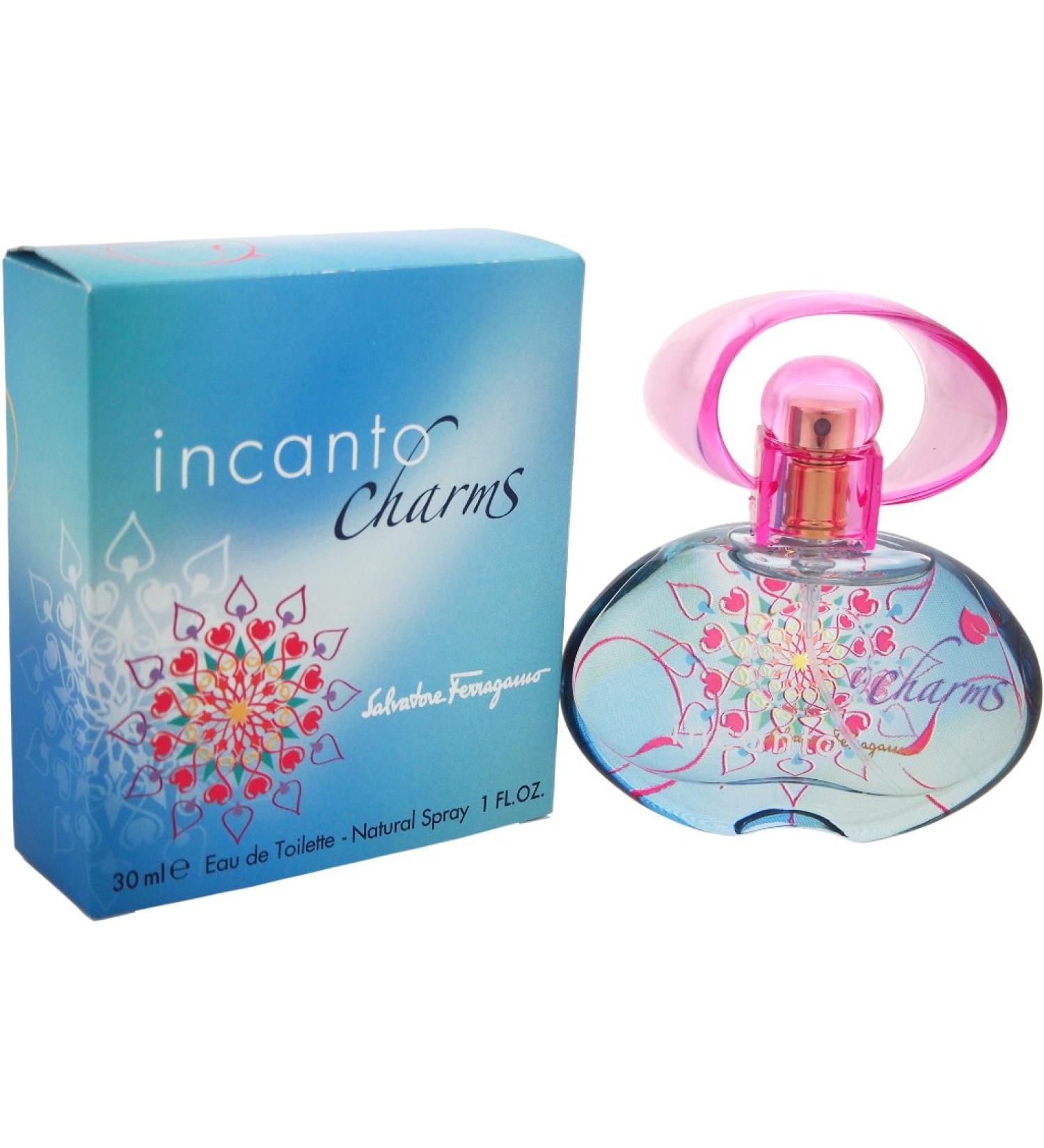 Salvatore Ferragamo Incanto Charms Eau De Toilette Spray for Women 1.0 Ounce 1 Fl Oz (Pack of 1) - Buy Online on GoSupps.com