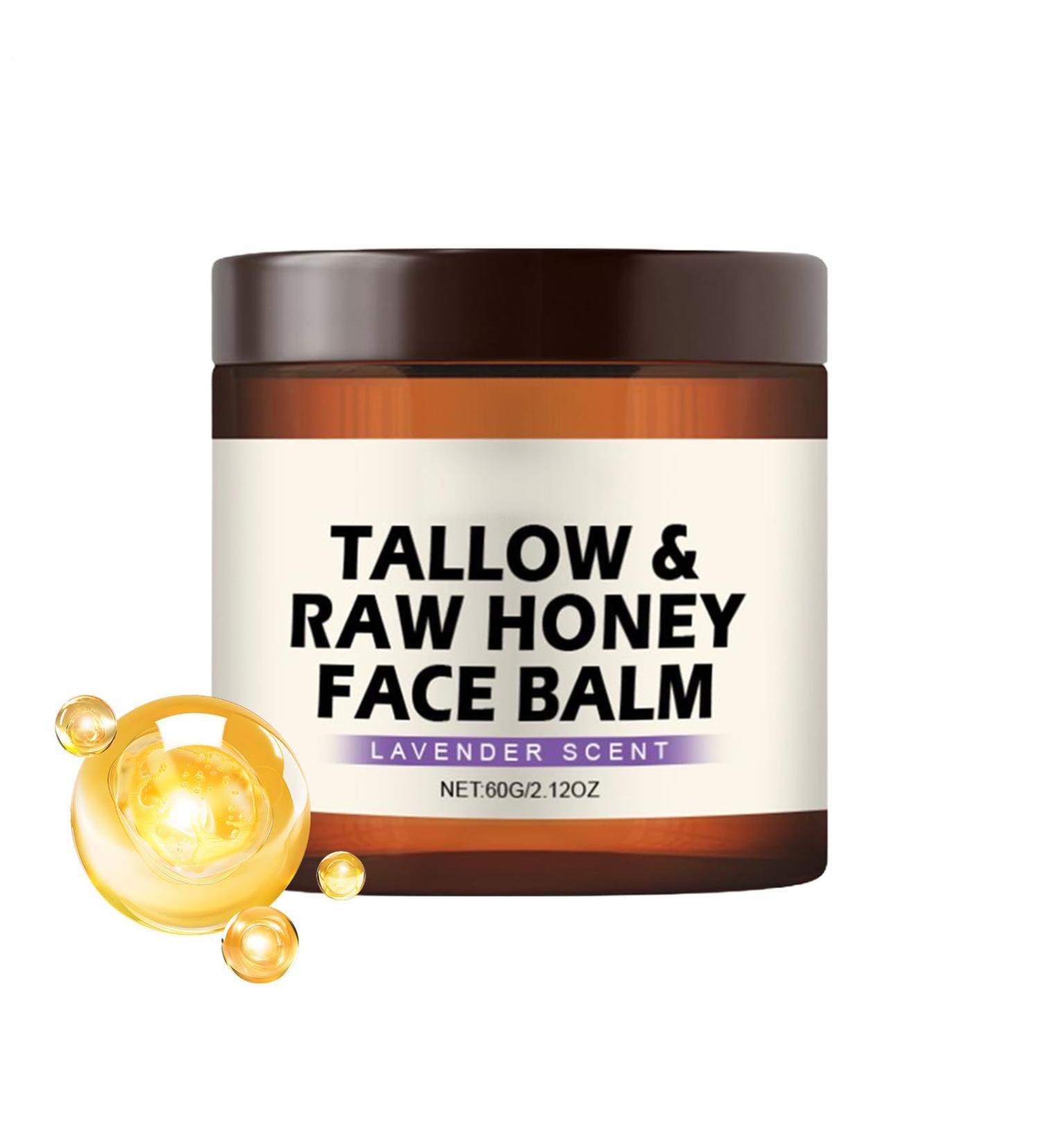 Honey Face Care | Brightening Face Cream | 60g Natural Organic Non Fat Balm - For Dry Skin Men Winter Night Travel Seniors Home Body - Buy Online on GoSupps.com