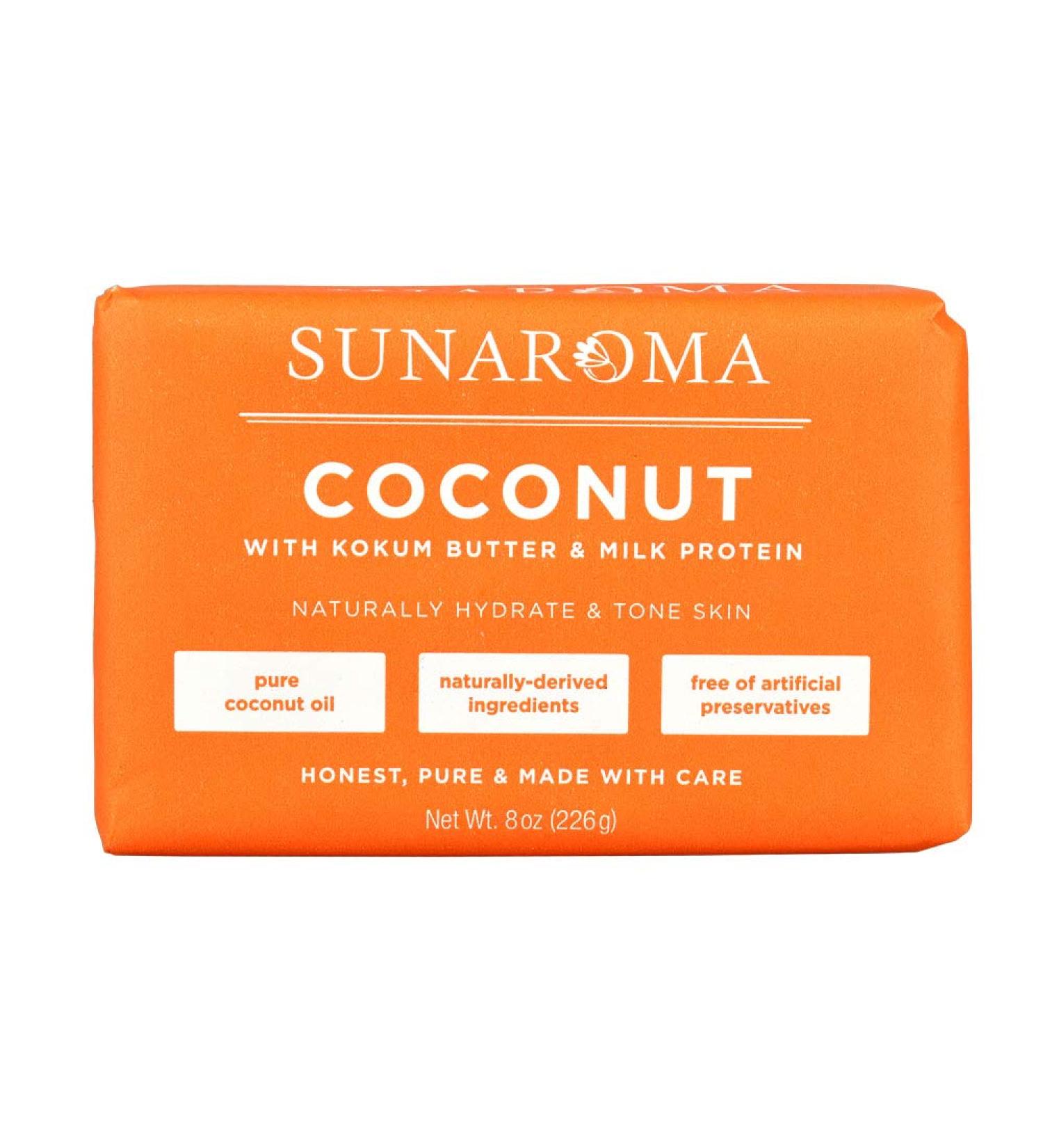 Sunaroma Soap - 8.5oz (Coconut Kokum Butter)