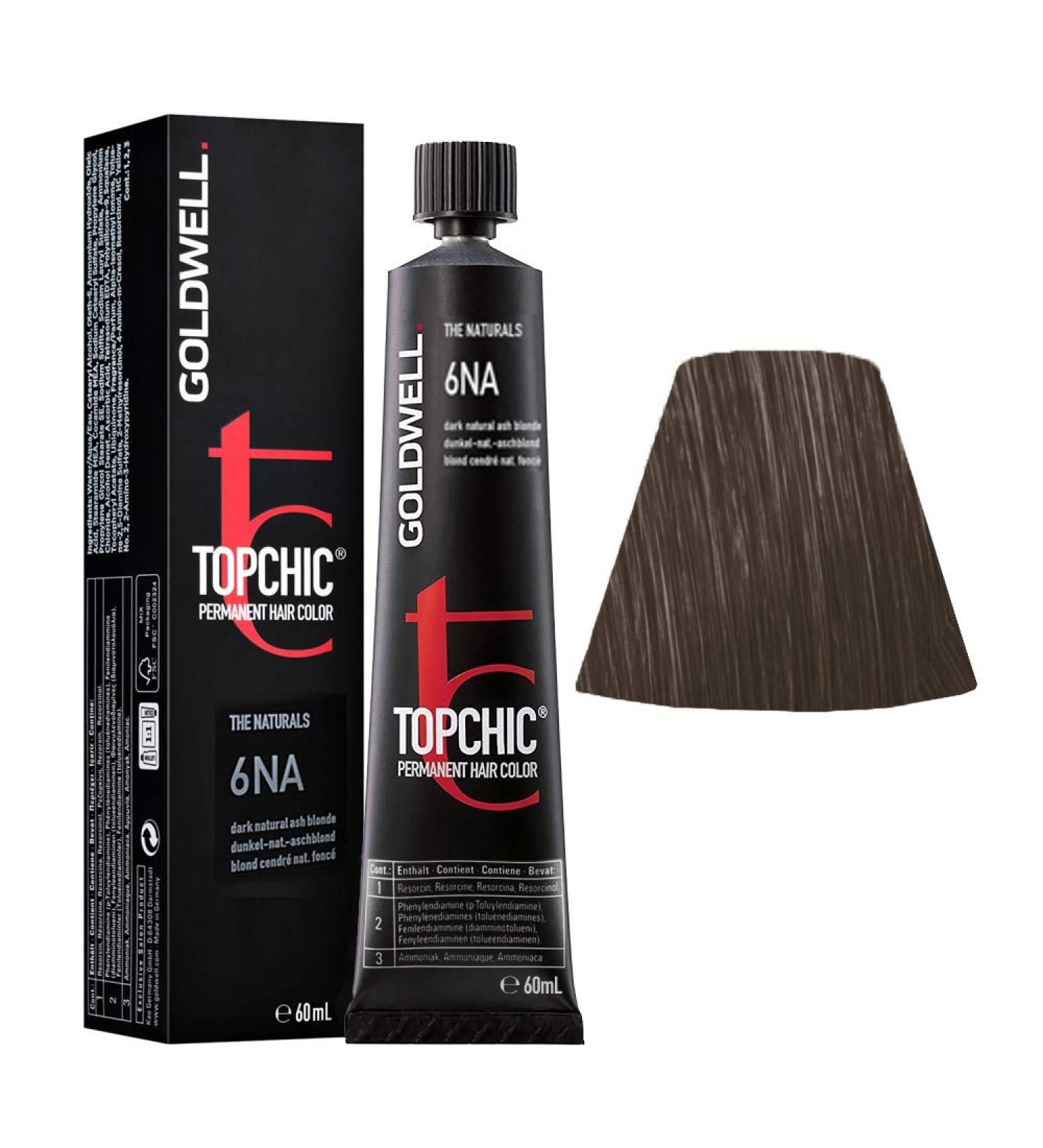 Goldwell Topchic 6NA dark-natural-ash blonde 6NA - dark-natural-ash blonde 1 piece (1 pack)