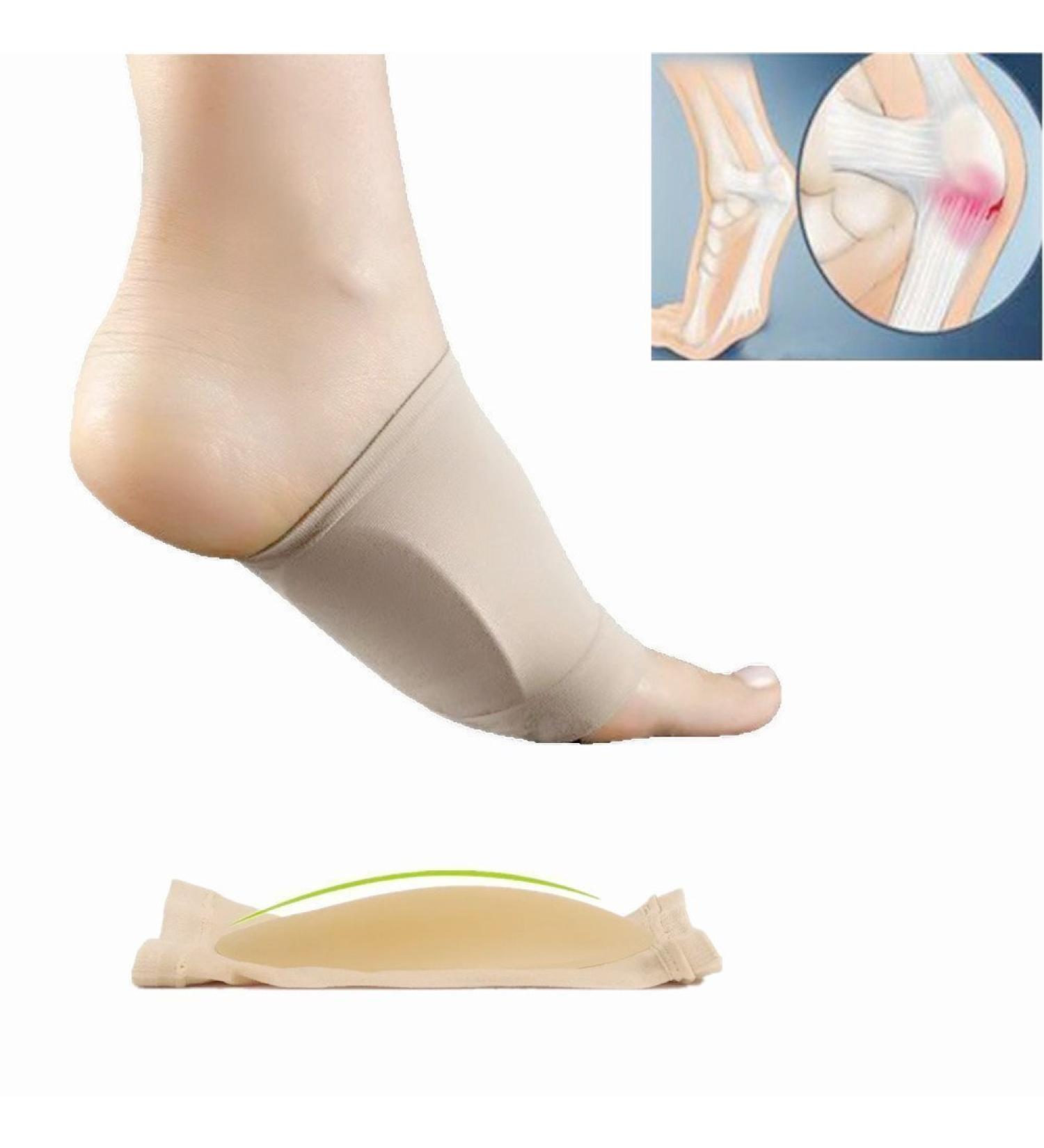 Arch Support Sleeves for Plantar Fasciitis - Cushioned Inserts & Elastic Foot Care Brace - Buy Online on GoSupps.com