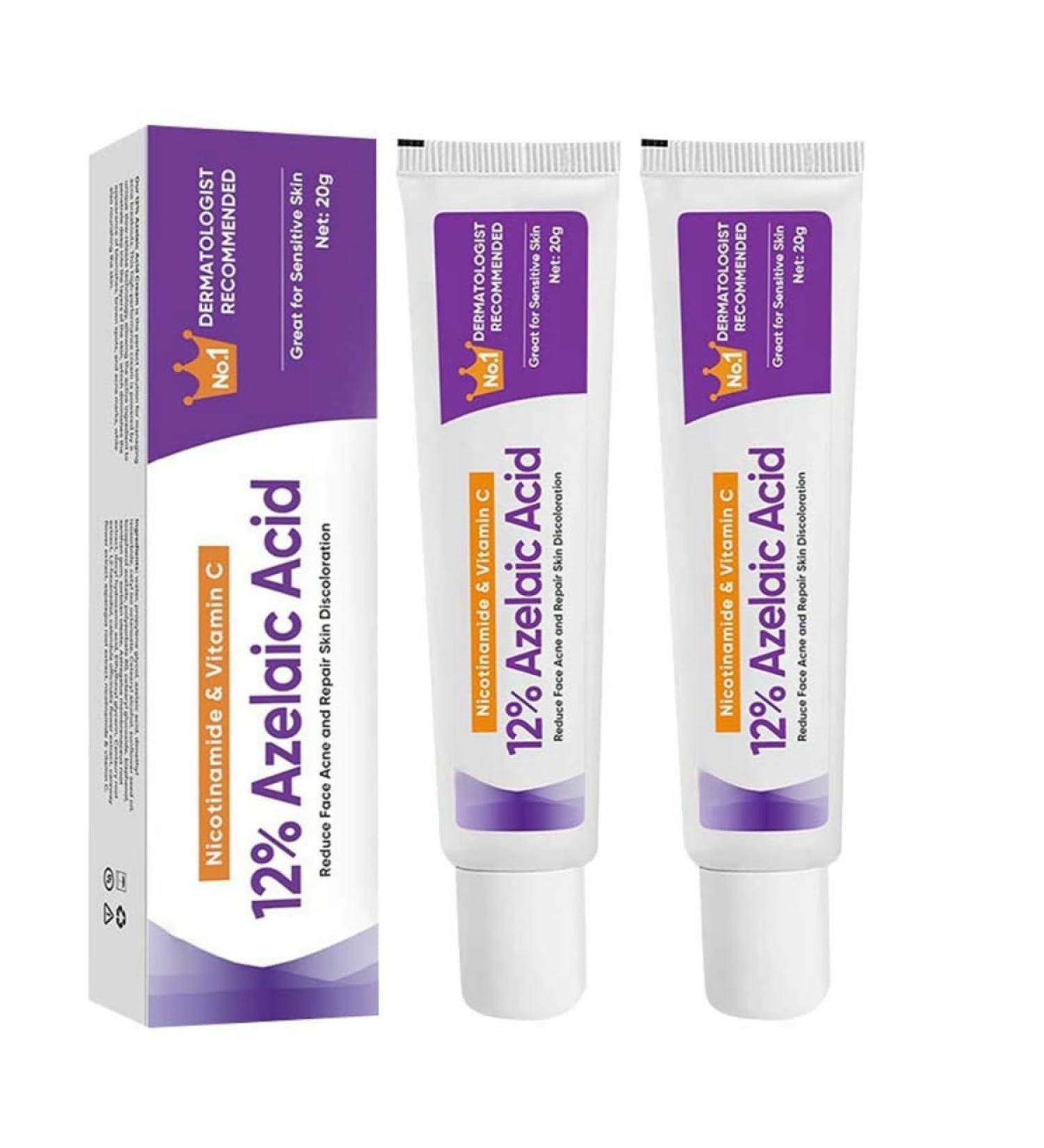  Generisch 12% Azelaic Acid Fights Redness Pimples & Nodules For Face With Impurities For Sensitive Skin Brightens Lightened Pimples - 20g (2pcs) - Buy Online on GoSupps.com