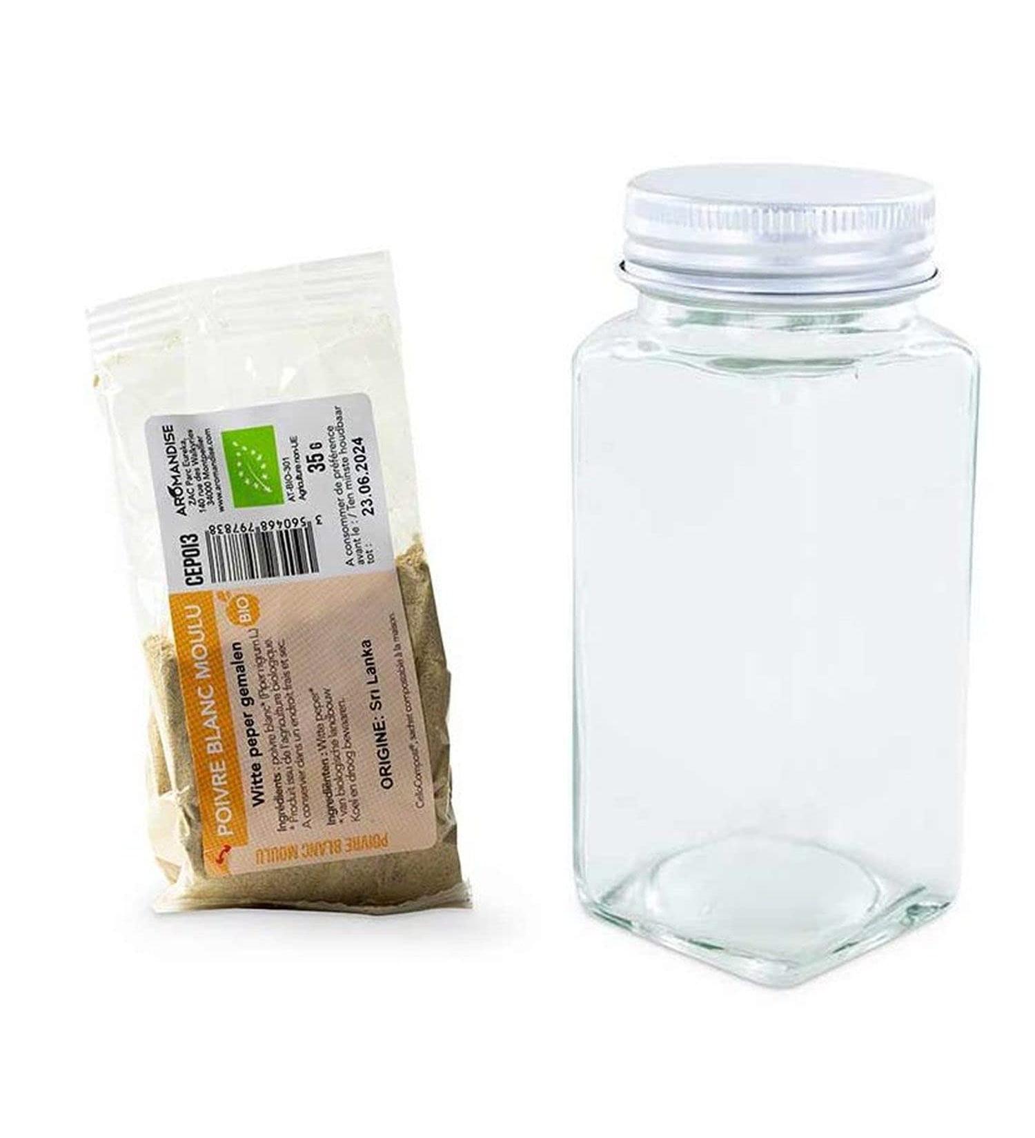 Spice Powder Bottle + Ground White Pepper 35g - Buy Online on GoSupps.com