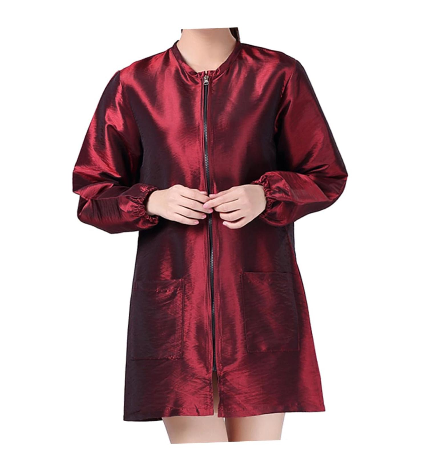 VINTORKY Haircut clothes Attractive hair dyeing clothes aprons for adults work overalls Hair Dyeing Apron long sleeve smock for adults SPA Clothes SPA Salon Suit cosmetic shawl shampoo - Buy Online on GoSupps.com