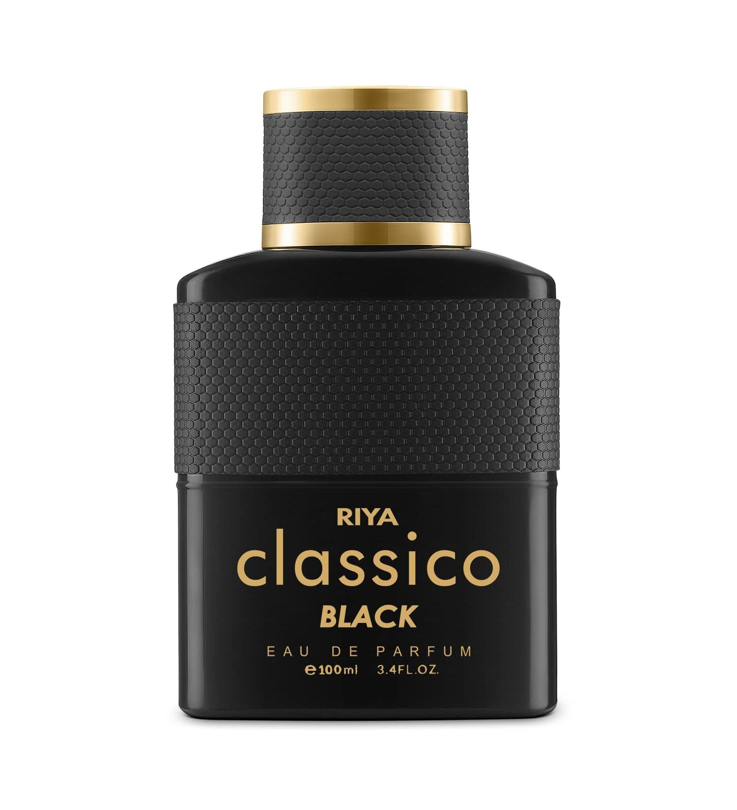 Ri'ya CLAS'SICO For Men & Women Eau De Parfum Spray Fruity Amber Mild Fragrance Long Lasting Perfume (Classic Black) 100ml (3.4 Fl Oz) - Buy Online on GoSupps.com