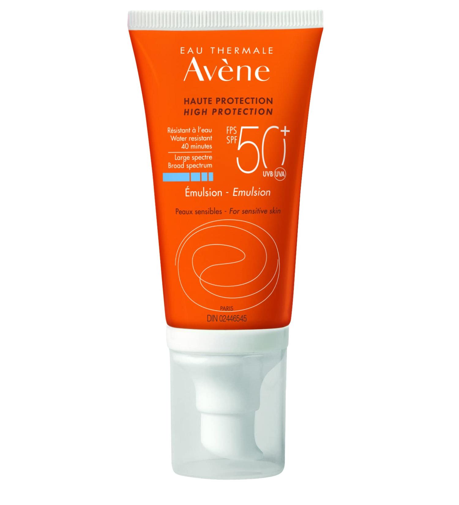 Avene High Protection Sun Emulsion SPF50+ - Fragrance & 50ml | Buy Internationally - Buy Online on GoSupps.com