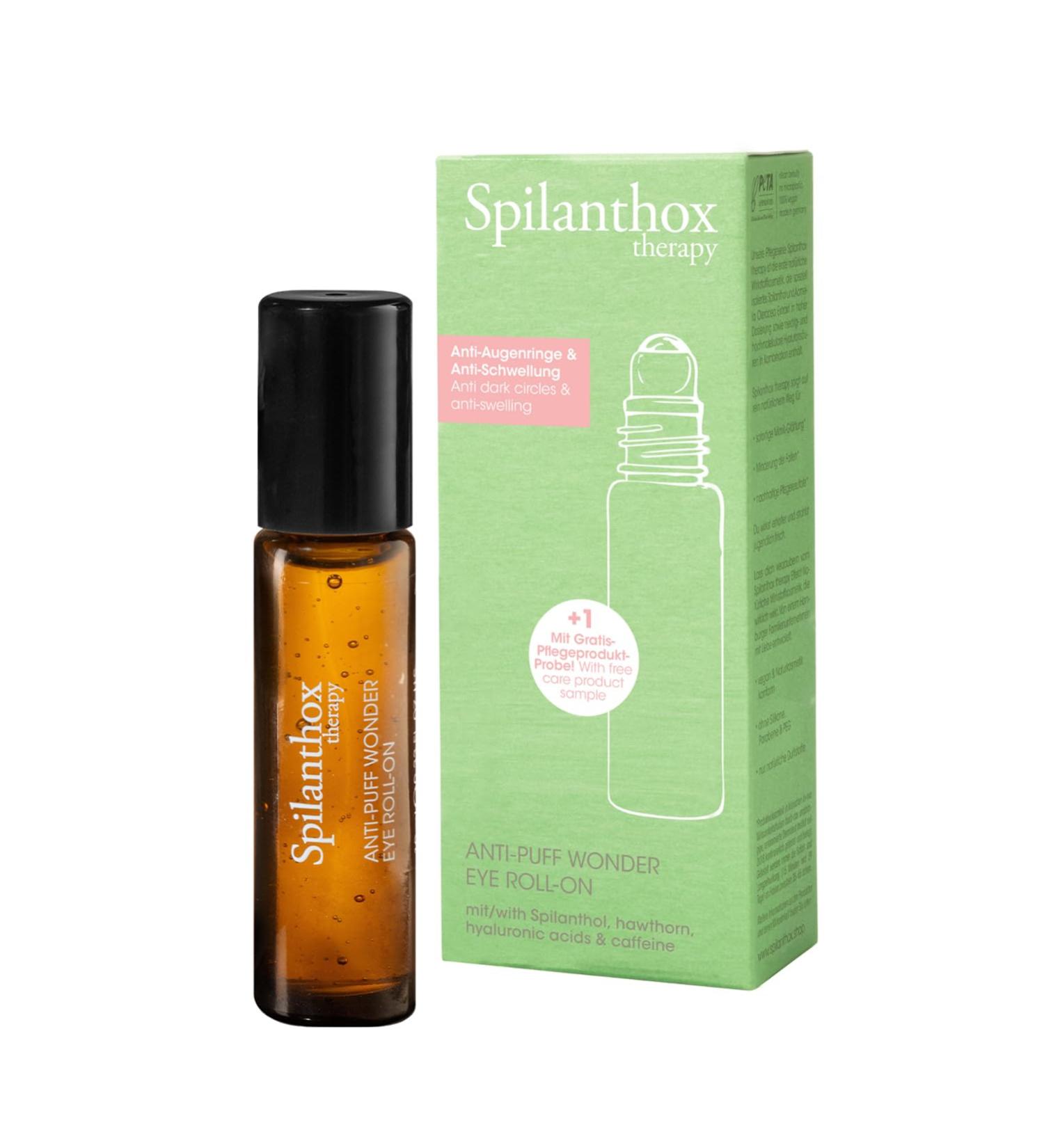 Spilanthox therapy - Anti-Puff Wonder Eye Roll-On - Caffeine & hyaluronic acid reduce dark circles - Smoothing facial expressions & reducing wrinkles thanks to spilanthol - natural vegan product - Buy Online on GoSupps.com