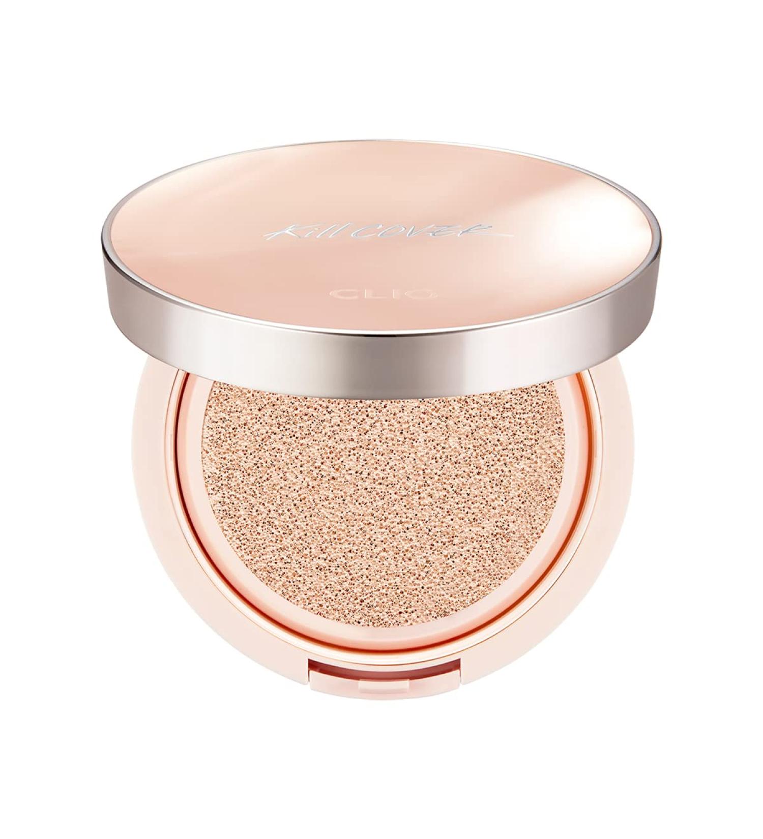 CLIO Kill Cover Glow Fitting Cushion | Long Lasting Makeup Base & Fixer - Radiant Glowing Finish for All Skin Types (4 GINGER) - Buy Online on GoSupps.com