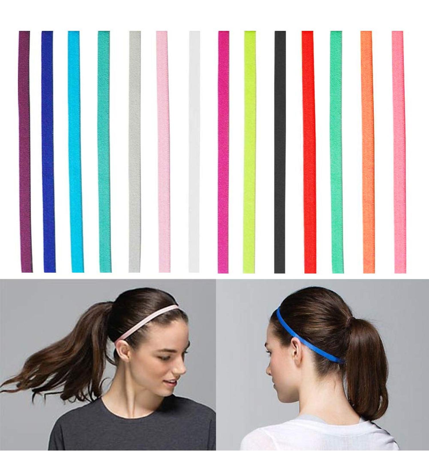 Buy Wudong 14-Pack Elastic Sports Tied Straps | Slip-Proof Hair Bands for Football Workout & Yoga - Buy Online on GoSupps.com