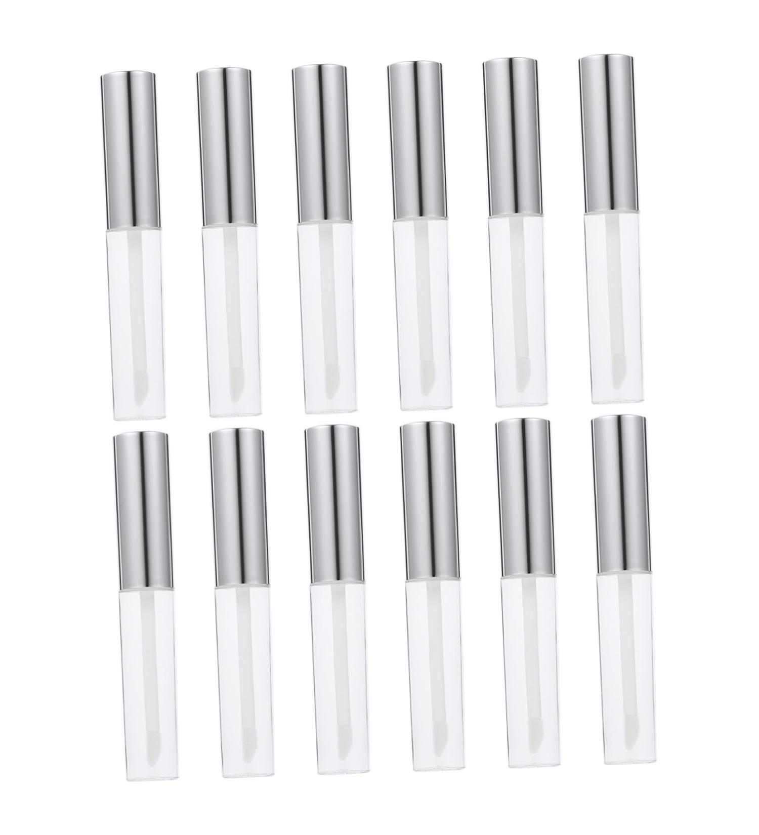iplusmile 12pi ces Tube Vide De Brillant L vres Contenant De Rangement De Gloss Rond Pour Cosm tiques Liquides Huile L vres Liquide Colorant - Buy Online on GoSupps.com