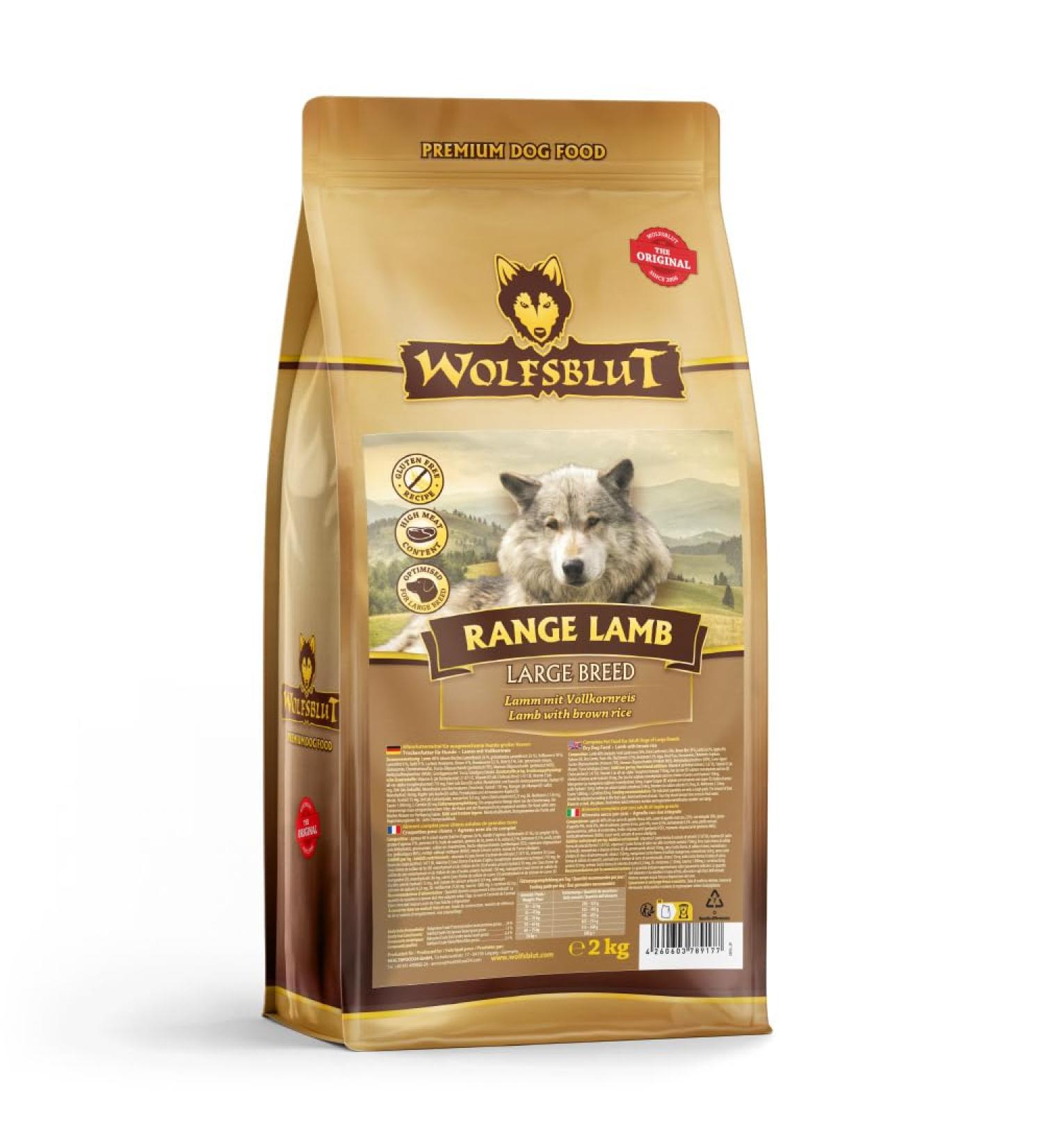 Wolfsblut Range Lamb Large Breed 2 kg