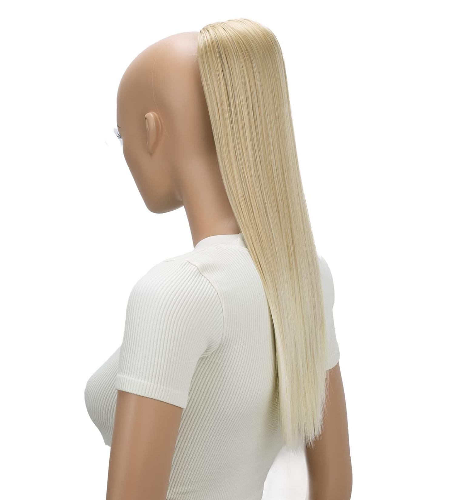 CAISHA 22 Heat-Resistant Synthetic Hairpiece Ponytail Extension | Blond Mix #27T513 | PH509 Straight Ponytail Extension - Buy Online on GoSupps.com