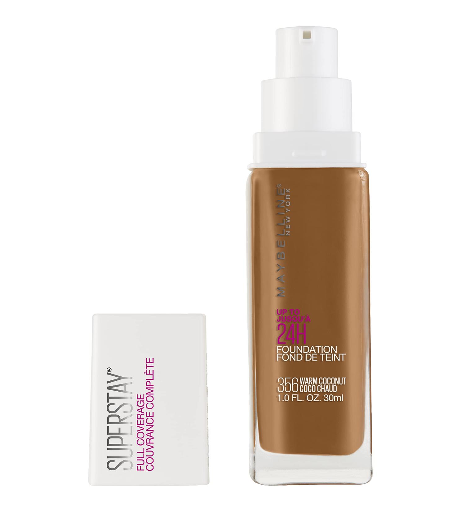 Maybelline Super Stay Full Coverage Liquid Foundation Makeup - Warm Coconut 1 Fl Oz (Pack of 1) - Buy Online on GoSupps.com