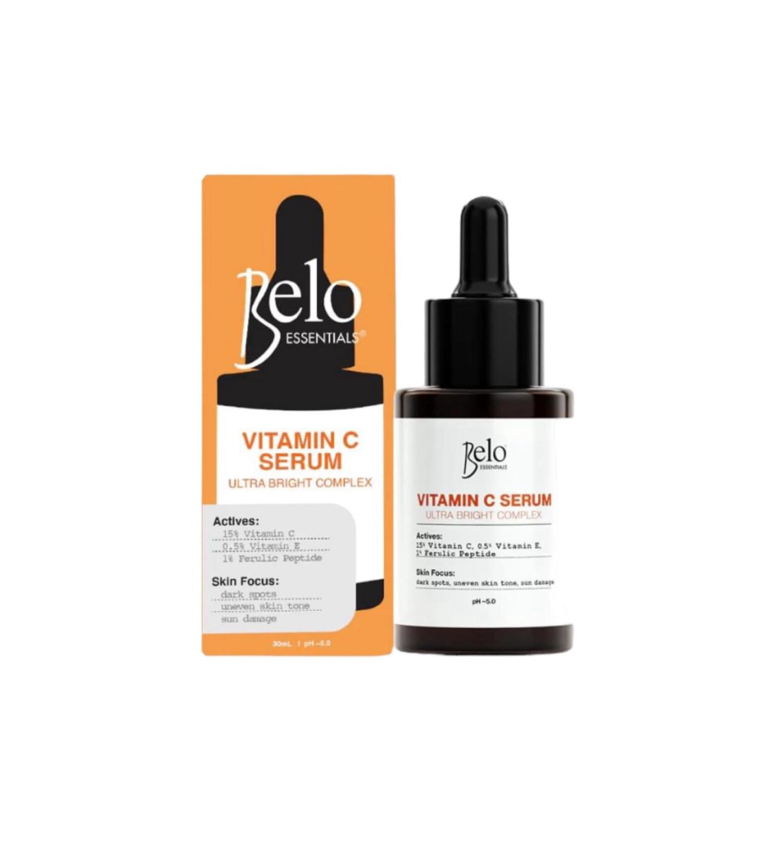Belo Essentials Vitamin C Face Serum 30ml | Brightening & Anti-Aging | International Shipping Available - Buy Online on GoSupps.com