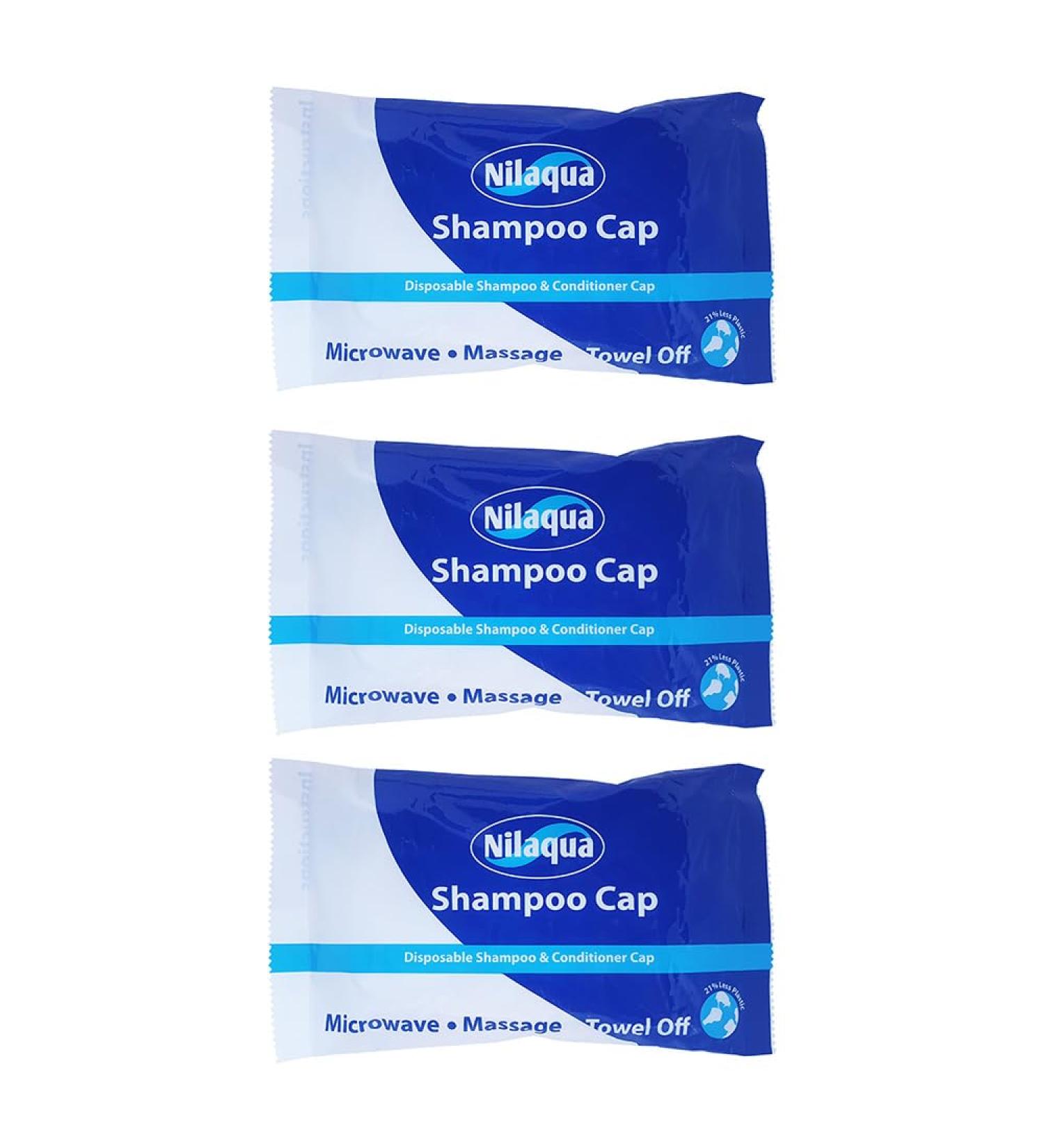 Nilaqua Rinse Free Shampoo Cap Easy Hair Washing With No Shower Required Dry Shampoo Leaves Hair Fresh and Clean Shampoo Caps No Rinse for Elderly Packaging May Vary Microwavable 3 Pack Pack of 3 - Buy Online on GoSupps.com