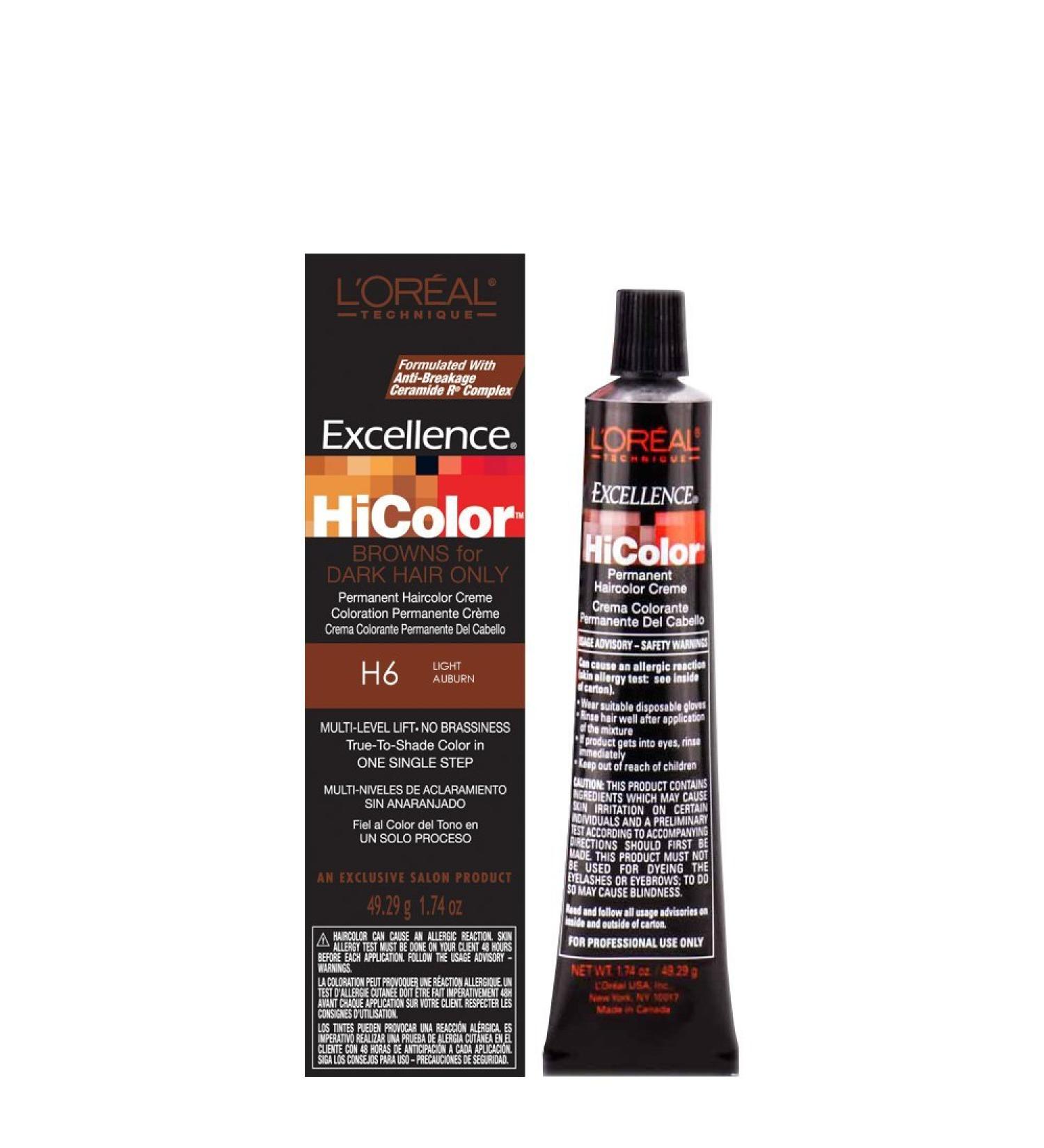 L'Oreal Paris Excellence HiColor Light Auburn 1 Count