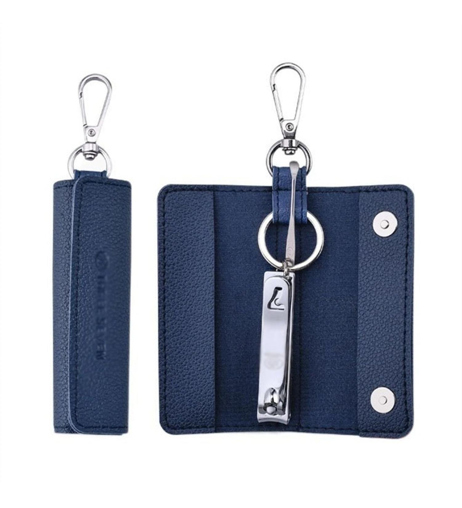 Nail Clippers Set 2-Piece Nail Clipper Kit Stainless Steel Toe and Fingernail Clipper Care Tools with Ear Pick for Men and Women Portable Keychain Nail Clipper Set Nail Clippers Pedicure Kit (Color Blu - Buy Online on GoSupps.com