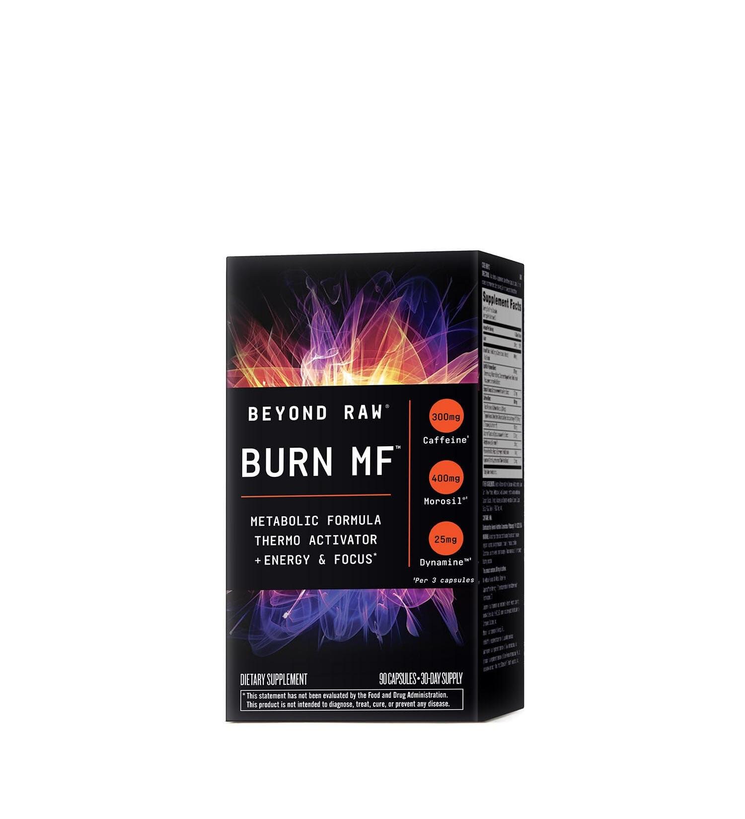 BEYOND RAW Burn MF | Metabolic Formula Thermo Activator Supports Energy and Focus | 90 Count - Buy Online on GoSupps.com