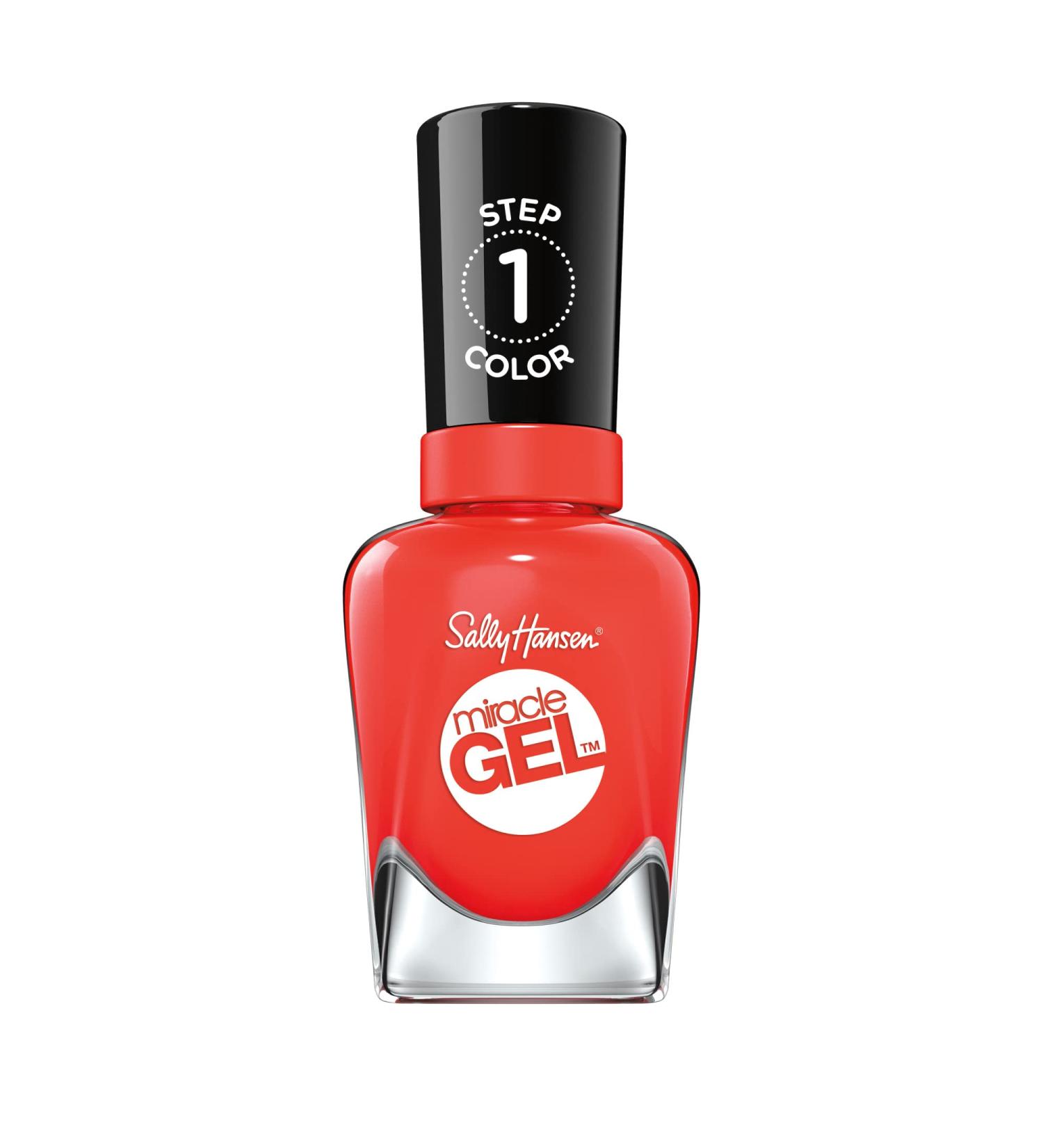 Sally Hansen Miracle Gel Nail Polish - World Wide Red 409 | Long-Lasting & International Shipping - Buy Online on GoSupps.com