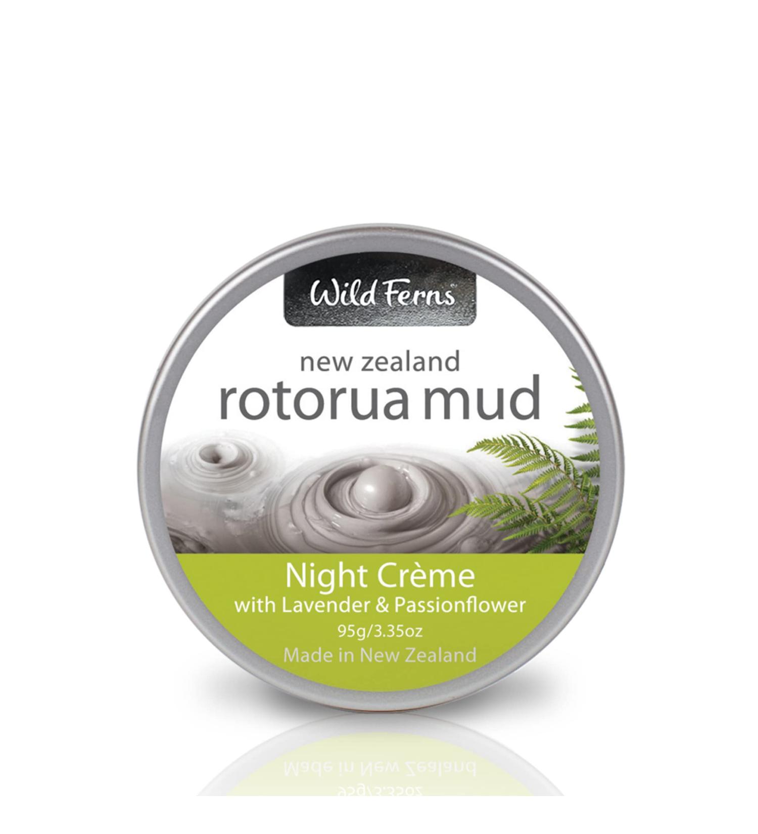 Wild Ferns Rotorua Mud Night Cr me with Lavender & Passionflower 95 grams 3.3 Ounce (Pack of 1)
