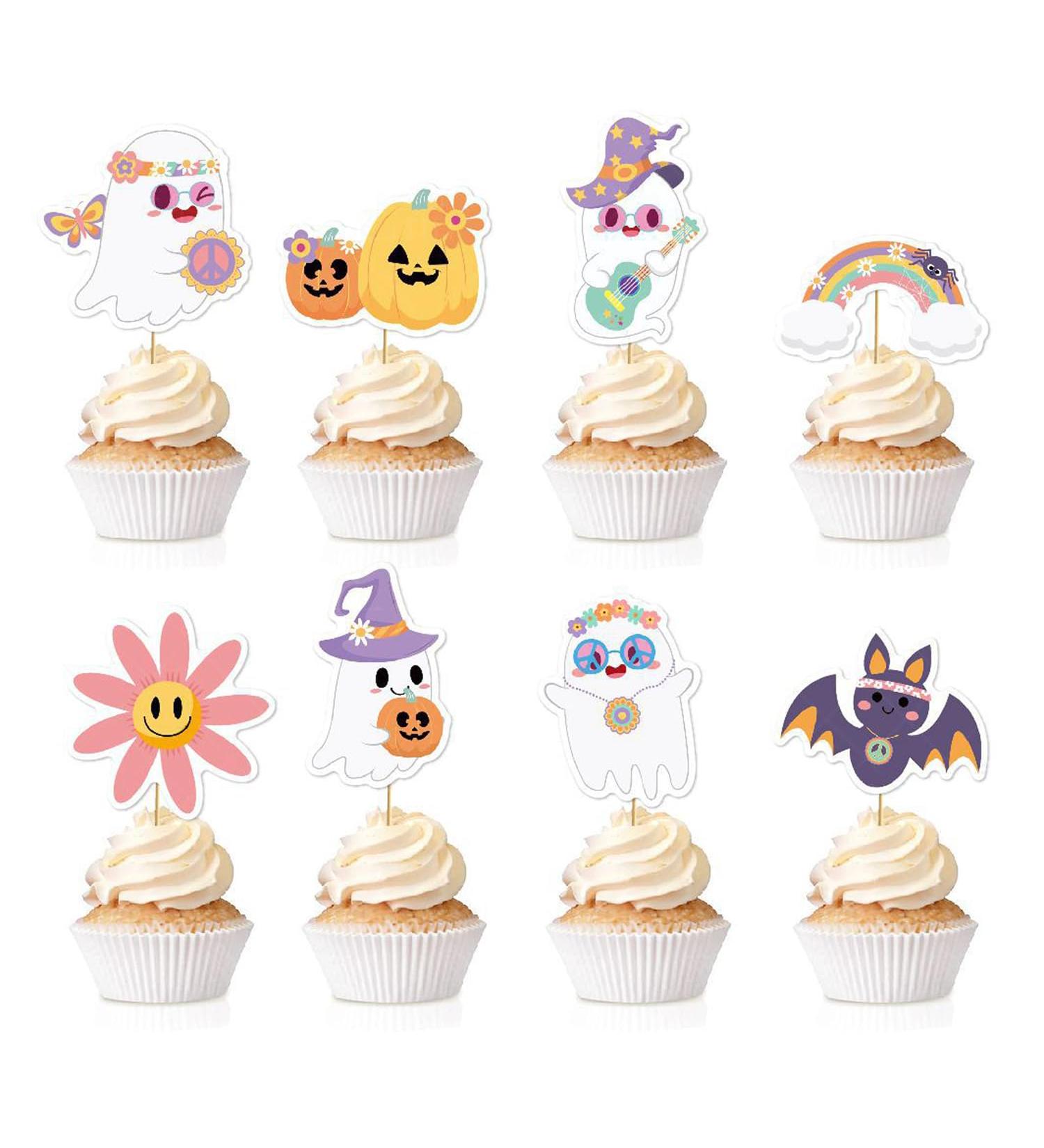 Independence Day Cupcake Toppers 4th of July Cupcake Decorations Red Blue White Design Food Appetizer Picks Fruit Dessert Cocktail Picks Cake Topper Decorations Holiday Party Supplies 64pcs - Buy Online on GoSupps.com