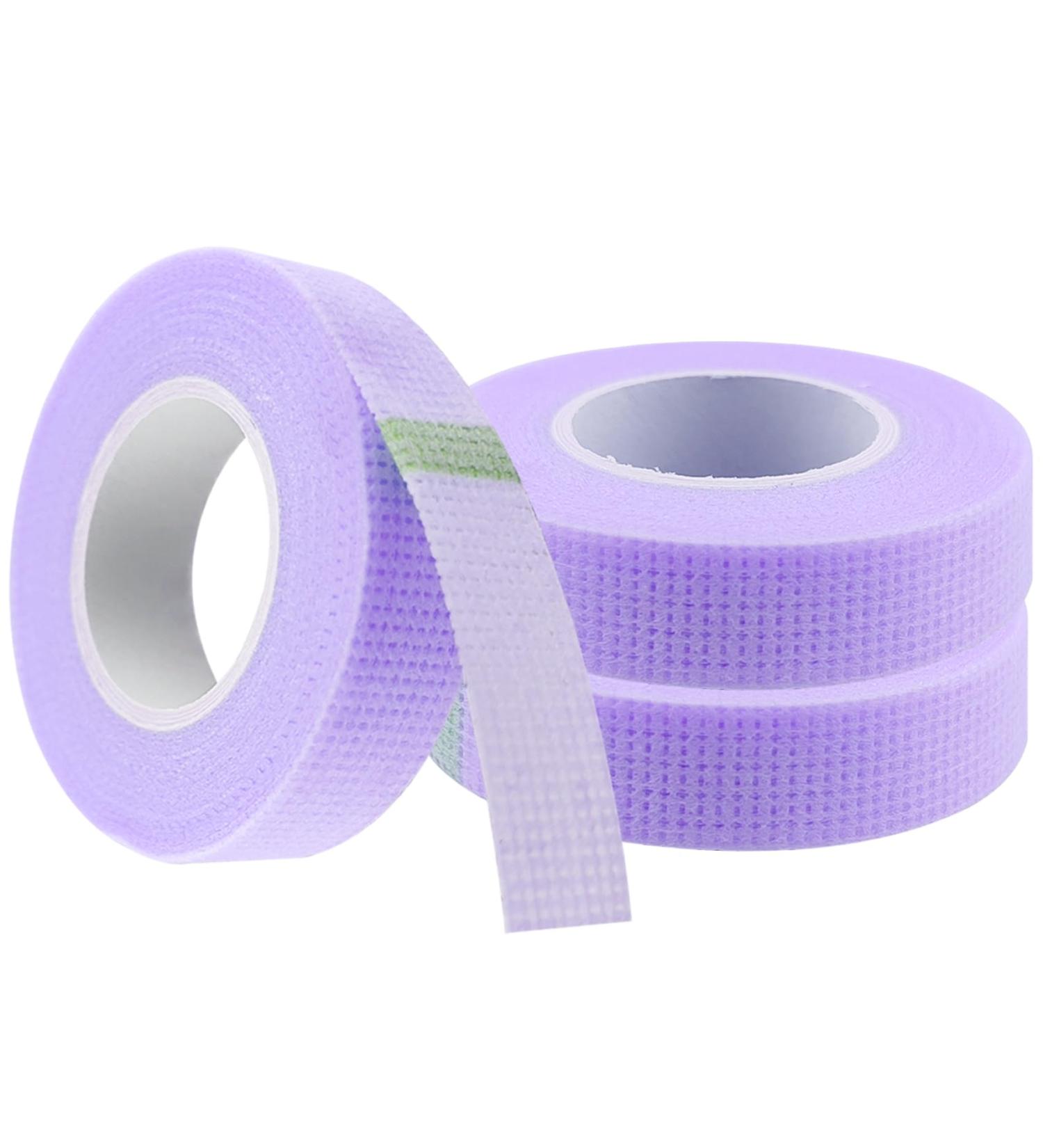 3 Rolls Lash Tape - Adhesive Eyelash Tapes for Lash Extensions | Micropore Makeup Tape (9m Each Roll Purple) - International Shipping Available - Buy Online on GoSupps.com