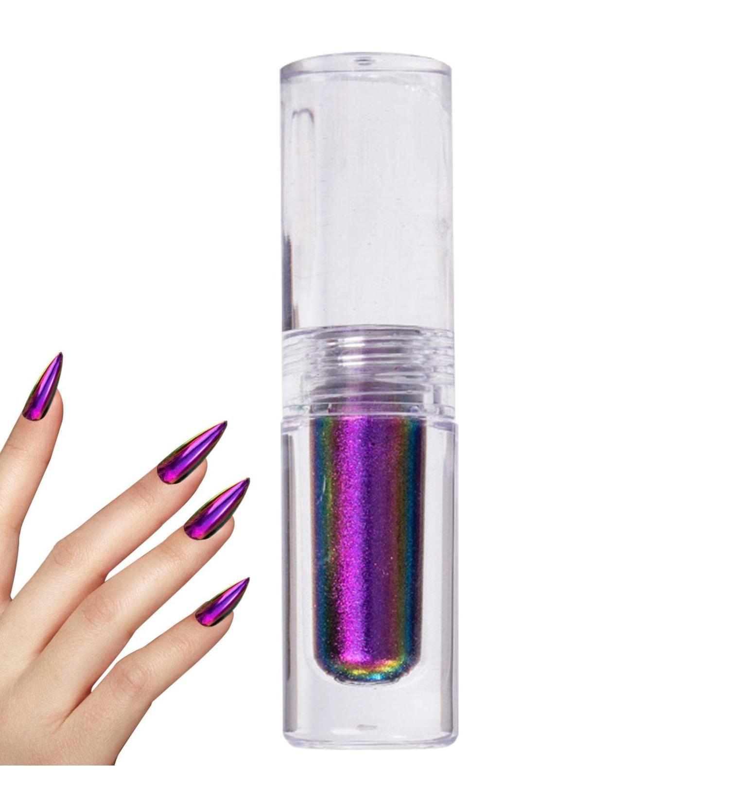  Zankie Chrome nail powder - Liquid gradient mirror nail powder Holographic nail powder for UV gel nails nails - Buy Online on GoSupps.com