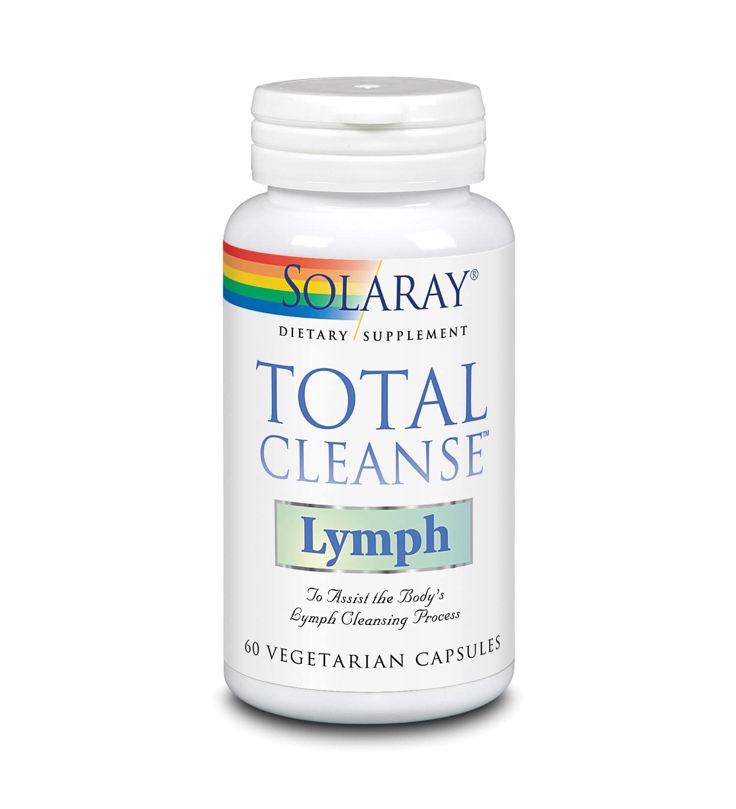 Solaray Total Cleanse Lymph - 60 Vegetarian Capsules for Detox & Immune Support - Buy Online on GoSupps.com