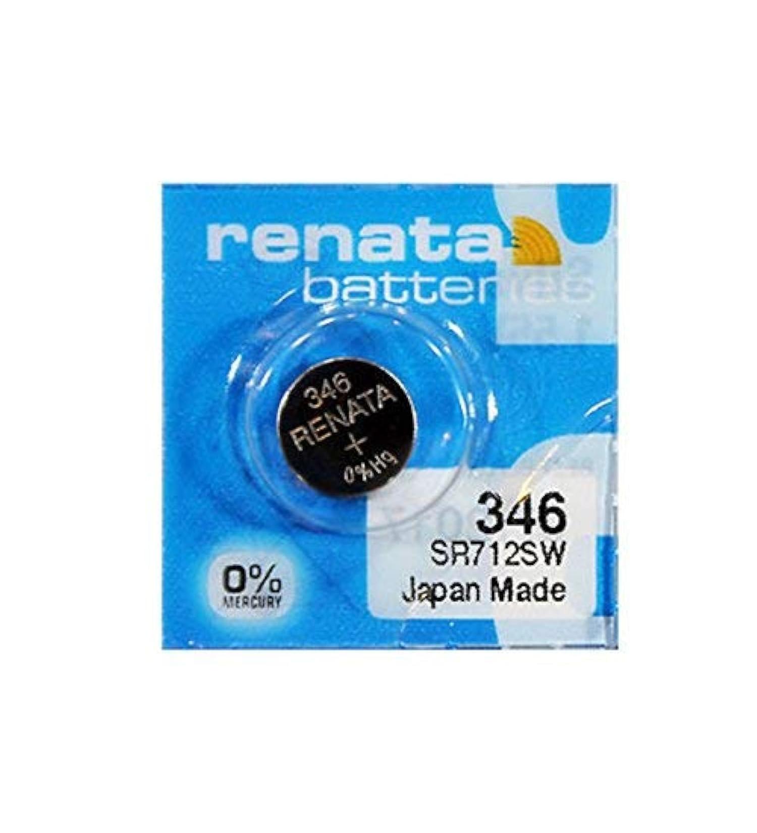Buy Renata Batteries 346 / SR712SW Watch Battery (5 Pack) - Long-lasting Power for Your Timepieces | Fast International Shipping - Buy Online on GoSupps.com