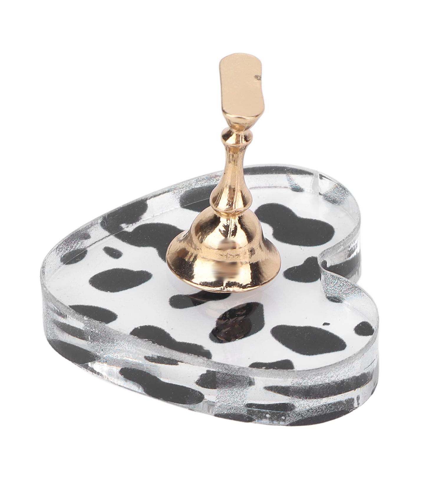 Nail Display Stand Acrylic Magnetic DIY Nail Tip Holder Nail Practice Stand Manicure Tool for Salon Home Manicure Practice Nail Tip Holder for Nail Art Salon (Gold) - Buy Online on GoSupps.com