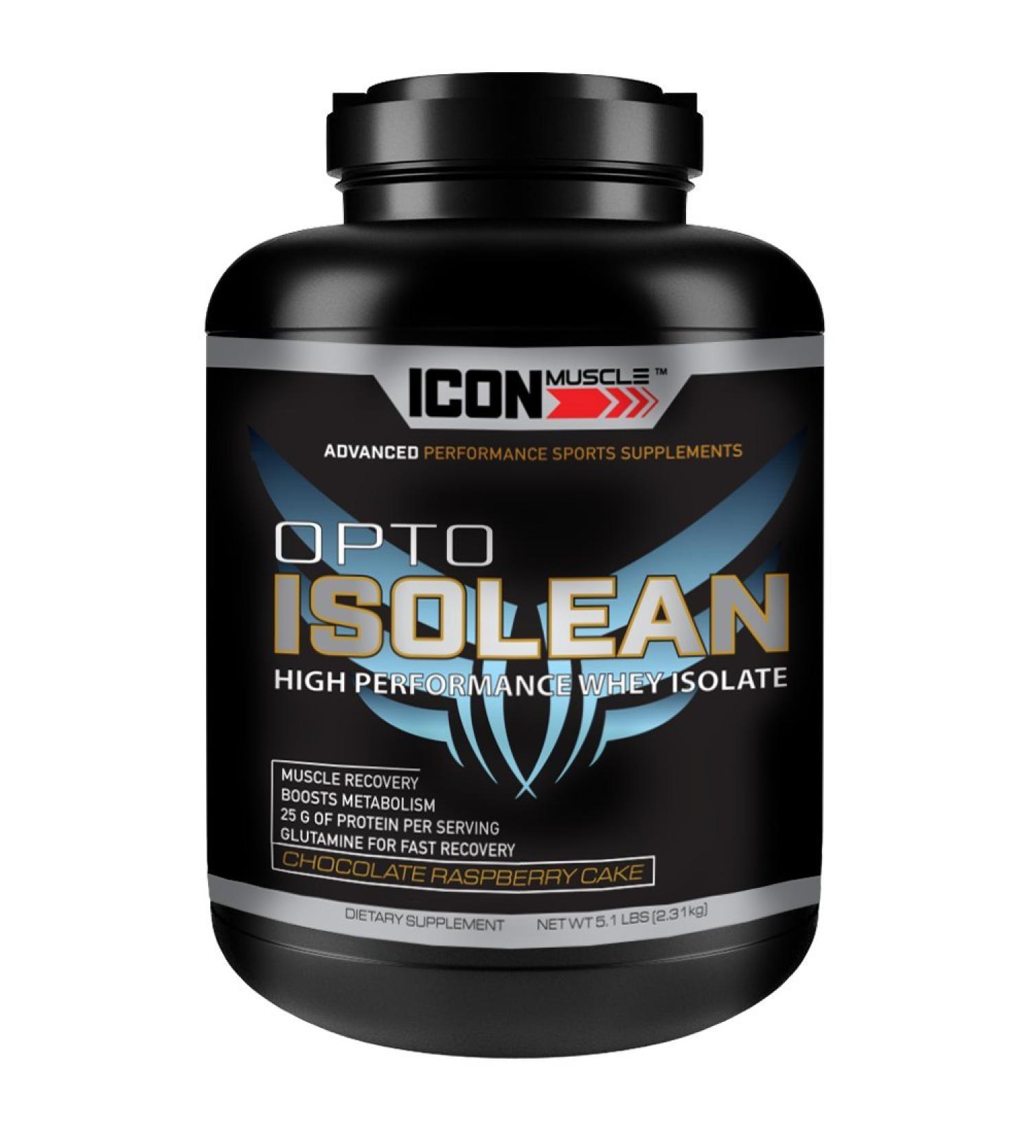 Isolean Whey Protein Isolate 5 Pound Chocolate Raspberry Cake