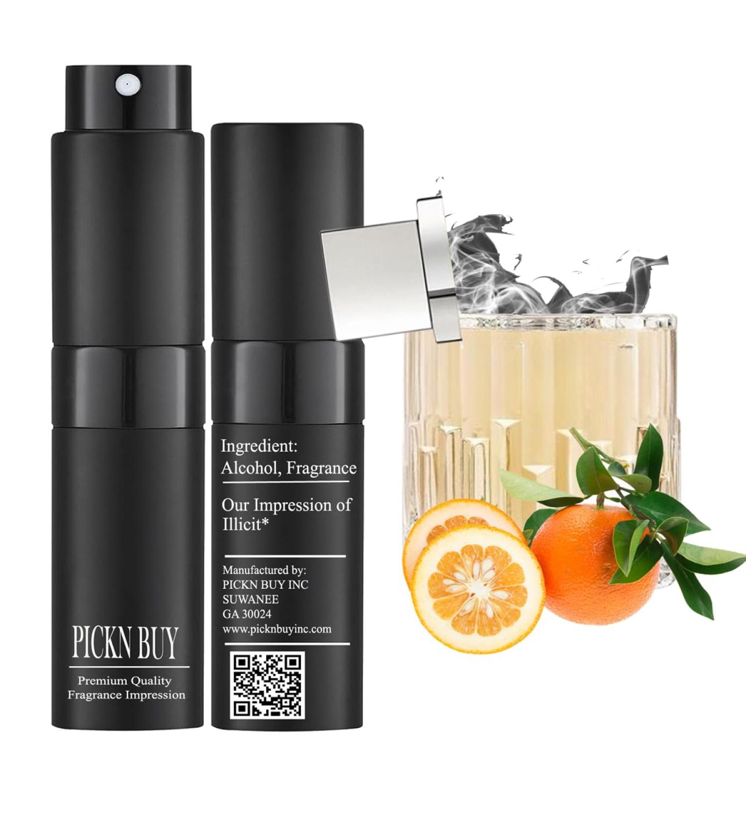 PICKN BUY Luxury Perfume for Women 0.34 Fl oz Scent Compatible to Illicit Perfume Made in USA Long-Lasting Spray Comes in Refilable Bottle Illicit* Impressions 0.34 Fl Oz (Pack of 1) - Buy Online on GoSupps.com