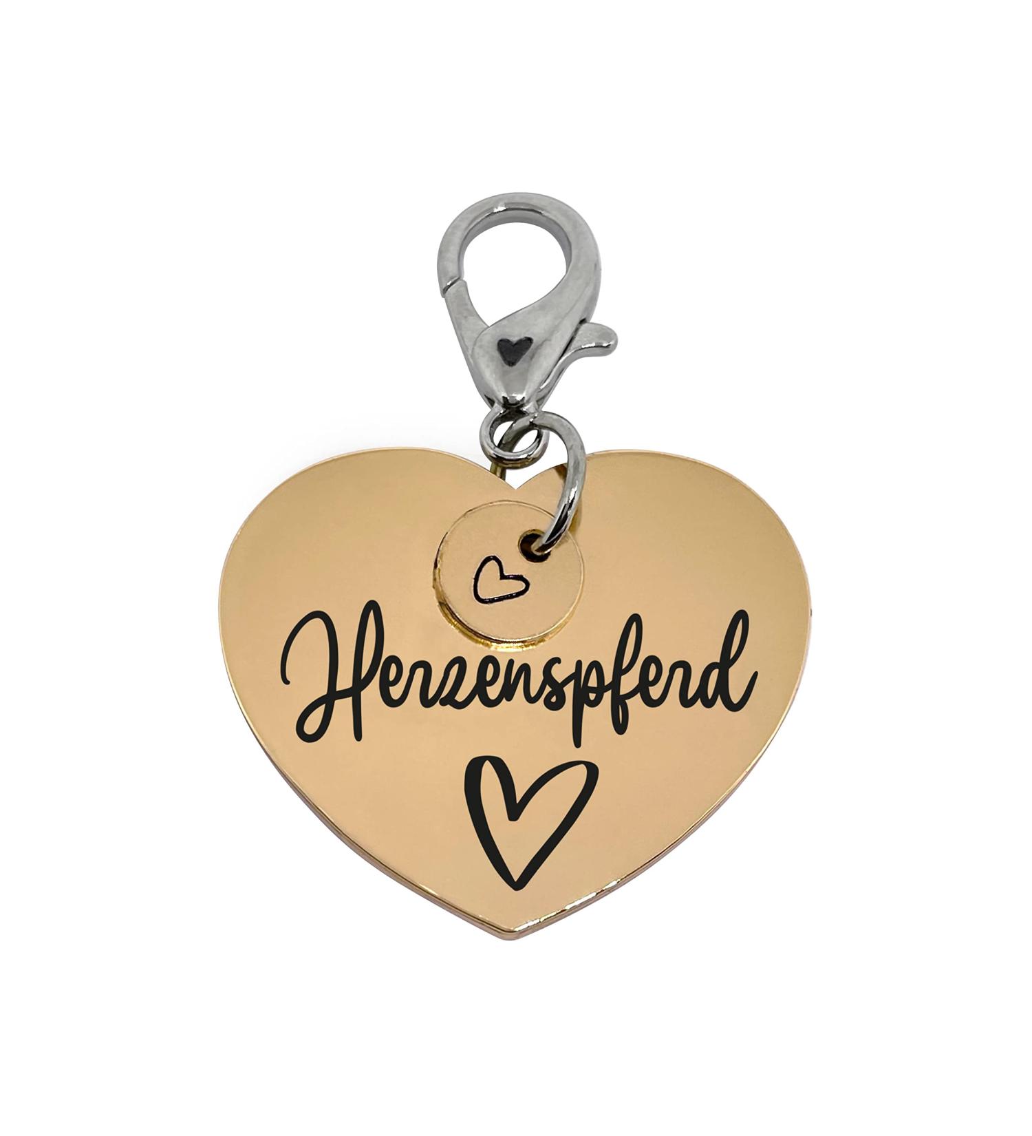 Soulhorse Exclusive Horse Stark | Lucky Brand Bridle Trailer Heart | Lucky Charm for Horses Ponies & Dogs | Gold Heart Accessories - Buy Online on GoSupps.com