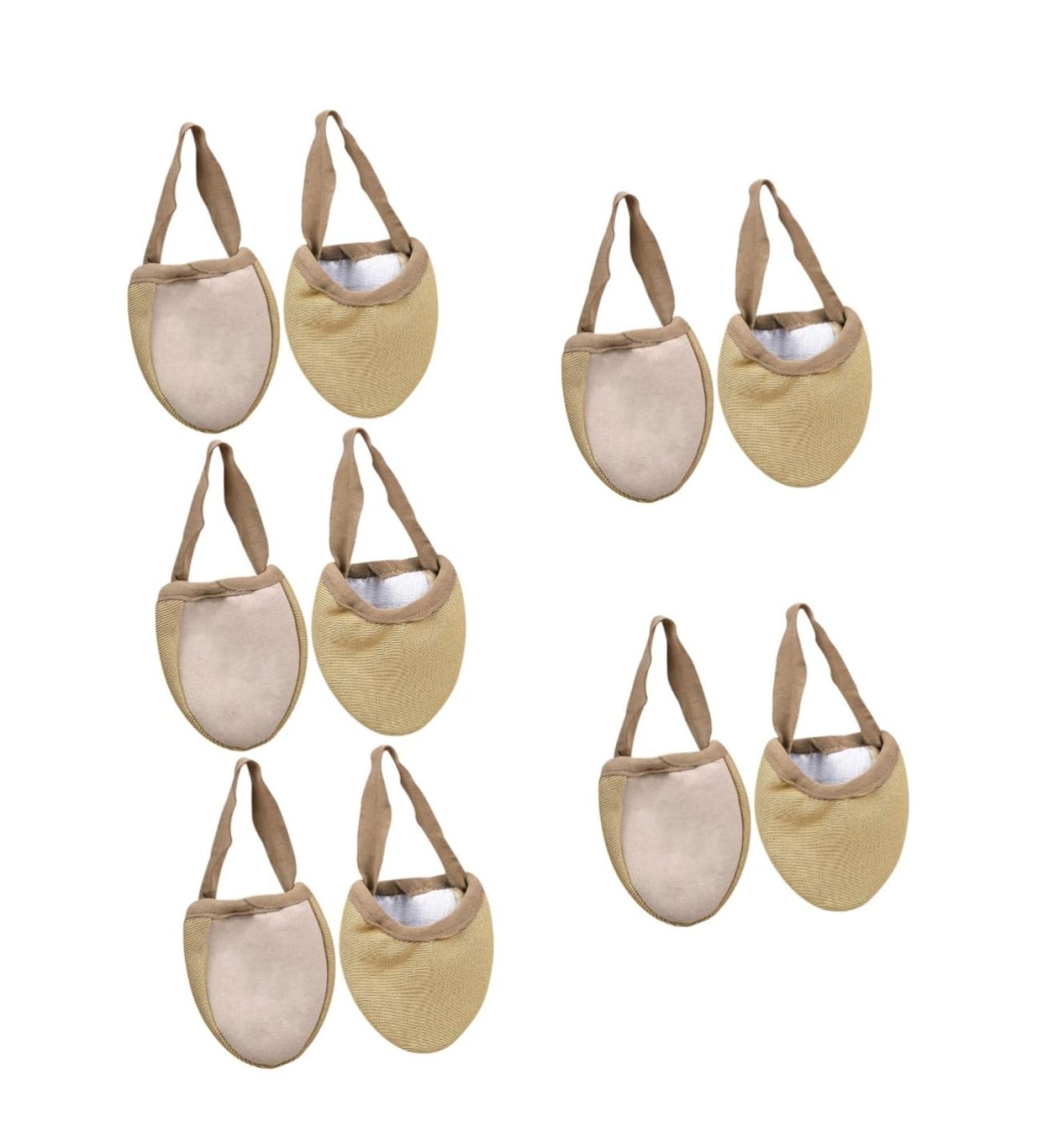 Buy Hemoton 5 Pairs Half Palm Toe Sleeve Socks | High Heel Inserts for Women & Men | Comfortable Foot Insoles | Sweat Absorbent Nylon Shoe Solutions - Buy Online on GoSupps.com