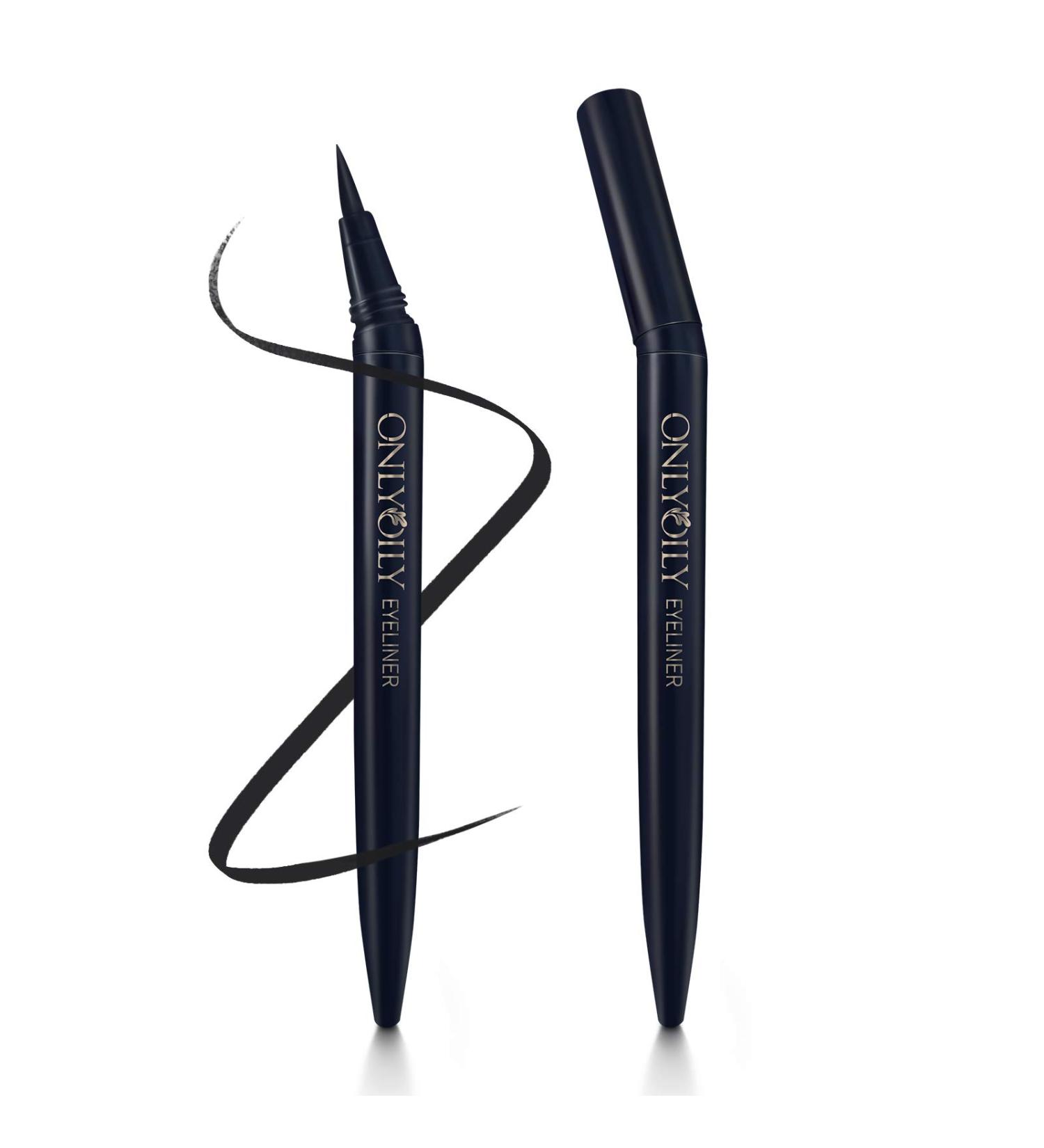 Onlyoily Waterproof Black Liquid Eyeliner Pen | Long Lasting Makeup Beauty Eye Liner Pencil for Perfect Eyes - International Shipping Available - Buy Online on GoSupps.com