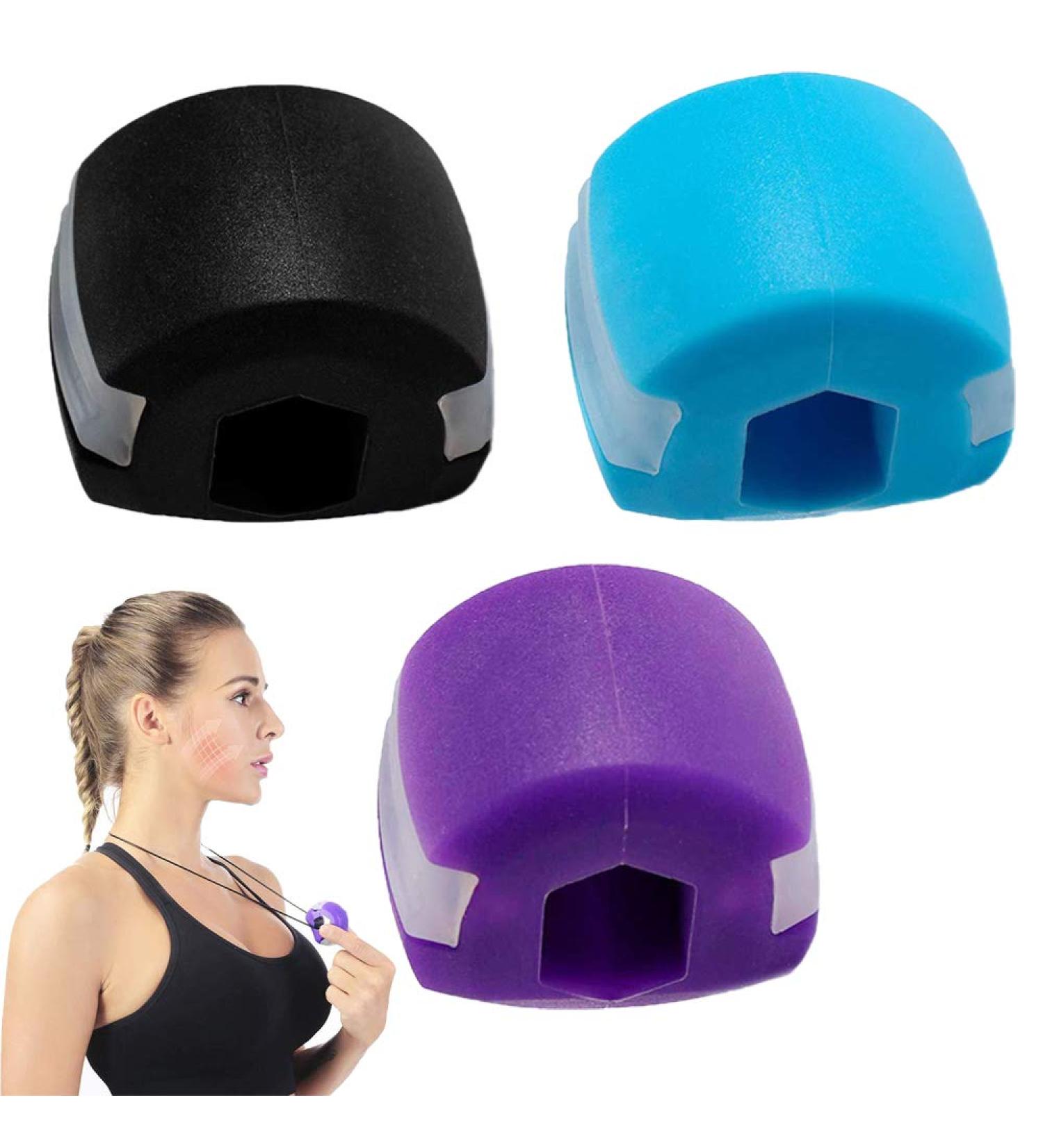 Jaw Muscle Exerciser - Mandibular Muscle Exerciser Jaw Face Neck Exerciser Face-Lift Female Male Suitable for Initial Exerciser Black - Buy Online on GoSupps.com