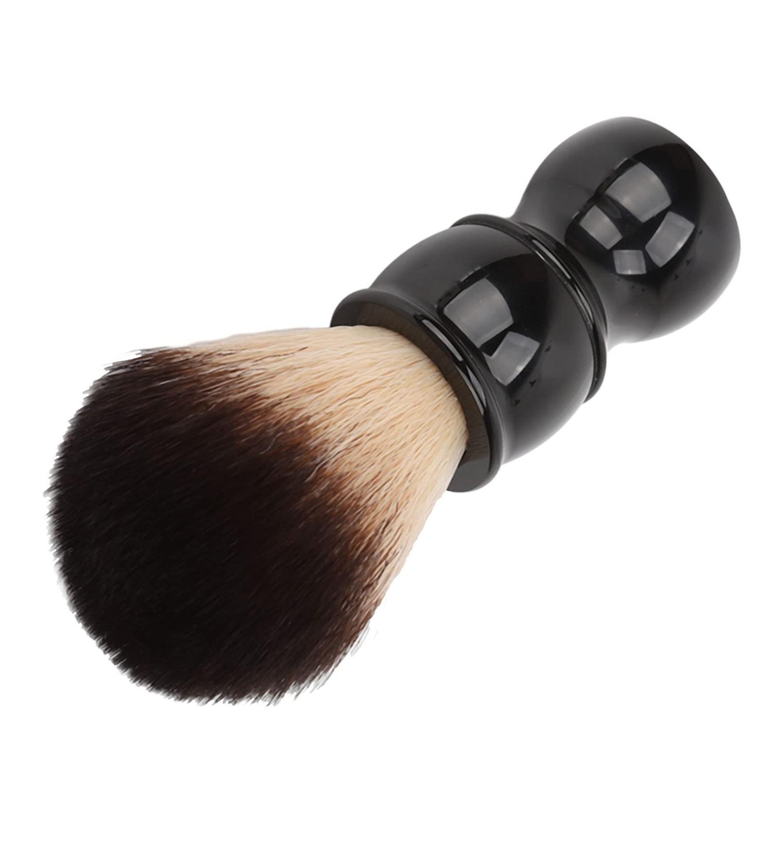 Ankroyu Men's Razor Brush - Wooden Handle Hair Salon Brush with Soft Nylon Bristles for Facial Beauty - Buy Online on GoSupps.com