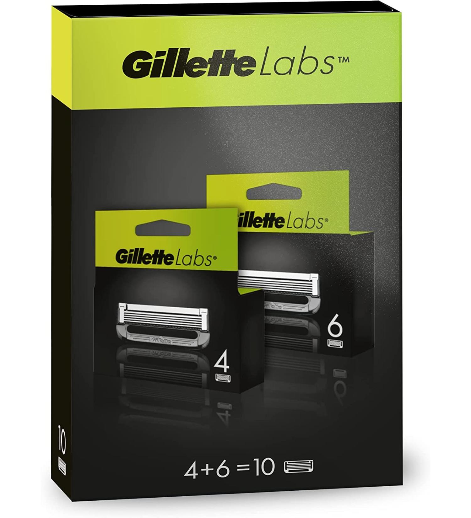 Gillette Labs Men's Heated Razor Blades Pack of 10 Refill Blades - Buy Online on GoSupps.com