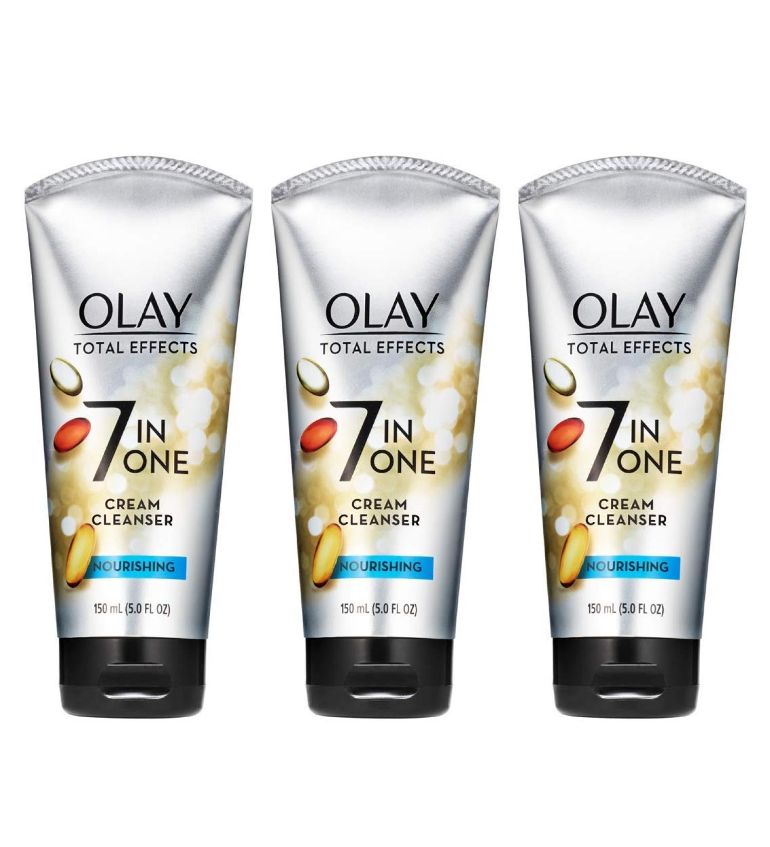 Olay Total Effects 7-in-One Nourishing Cream Cleanser 5 fl oz | Anti-Aging & Cleansing - Buy Online on GoSupps.com