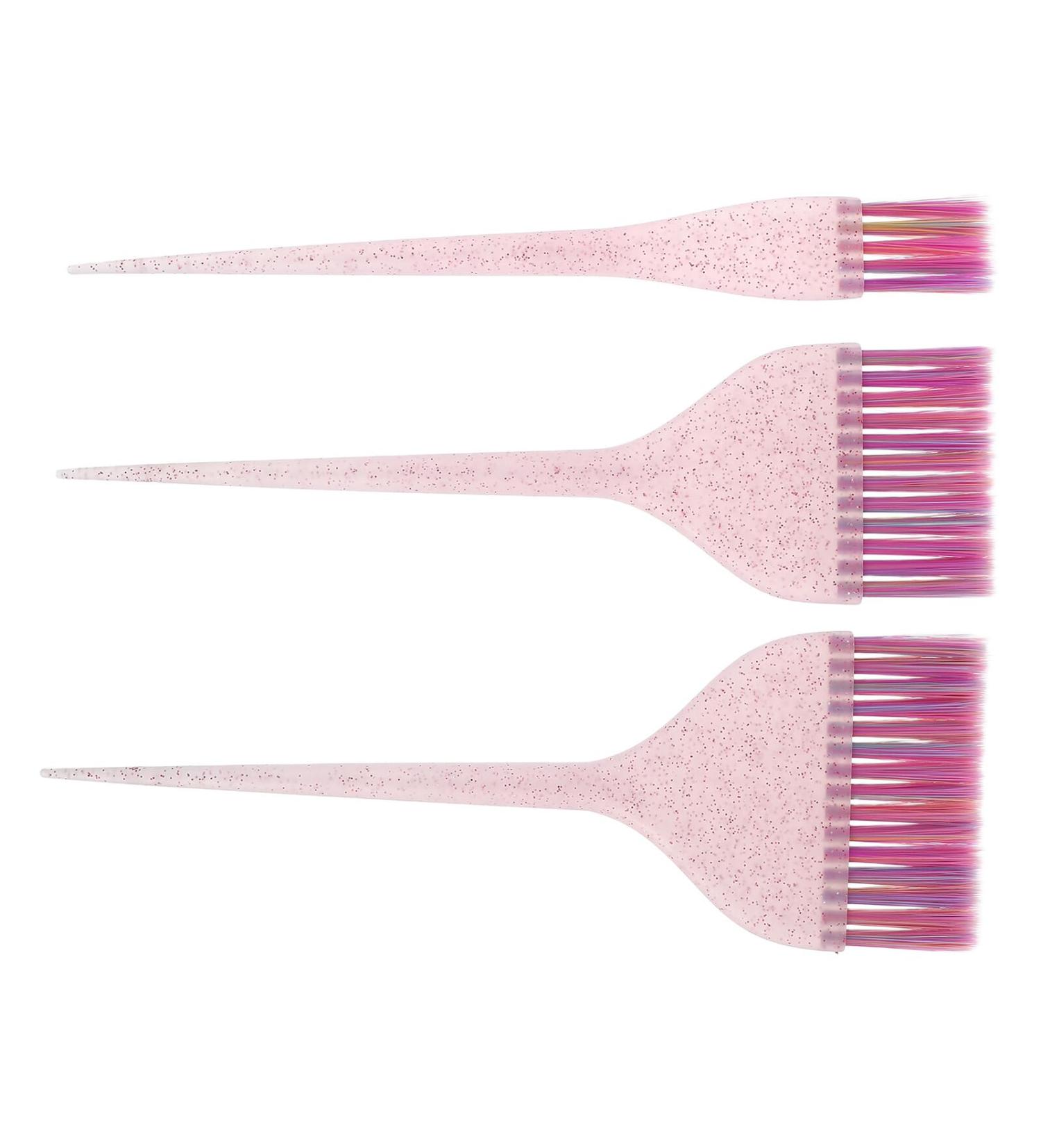 SMASOLO Ensemble De Pinceaux De Coloration Capillaire Paillettes 3 Pi ces Manche Long Professionnel D butants Usage Salon Et Domicile - Buy Online on GoSupps.com