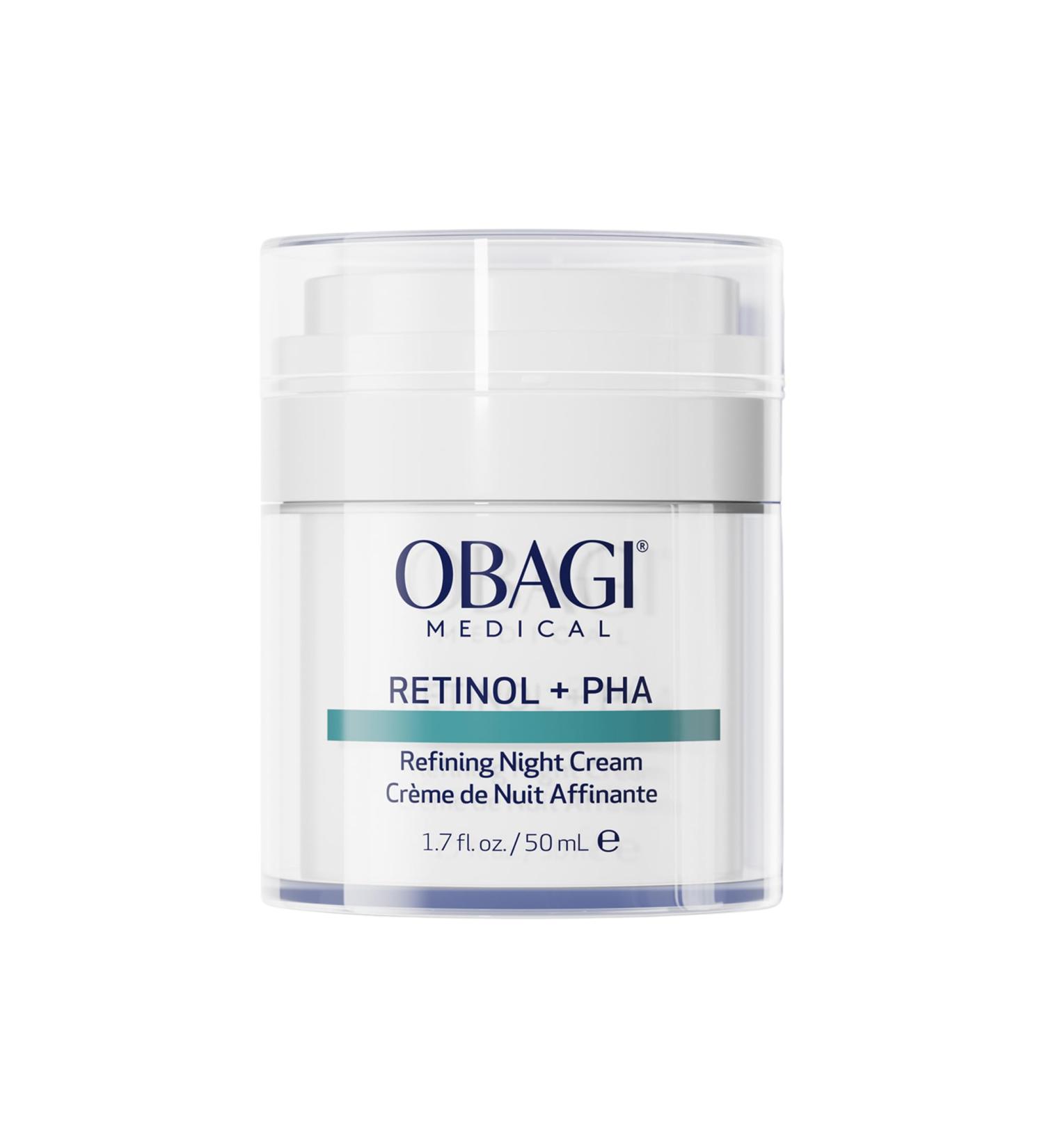 Obagi Medical Retinol + PHA Refining Night Cream - Clinically Proven Dual-Action Overnight Anti-Aging Face Cream for Smoother Renewed Skin & a More Even-Looking Complexion - 1.7 Oz - Buy Online on GoSupps.com