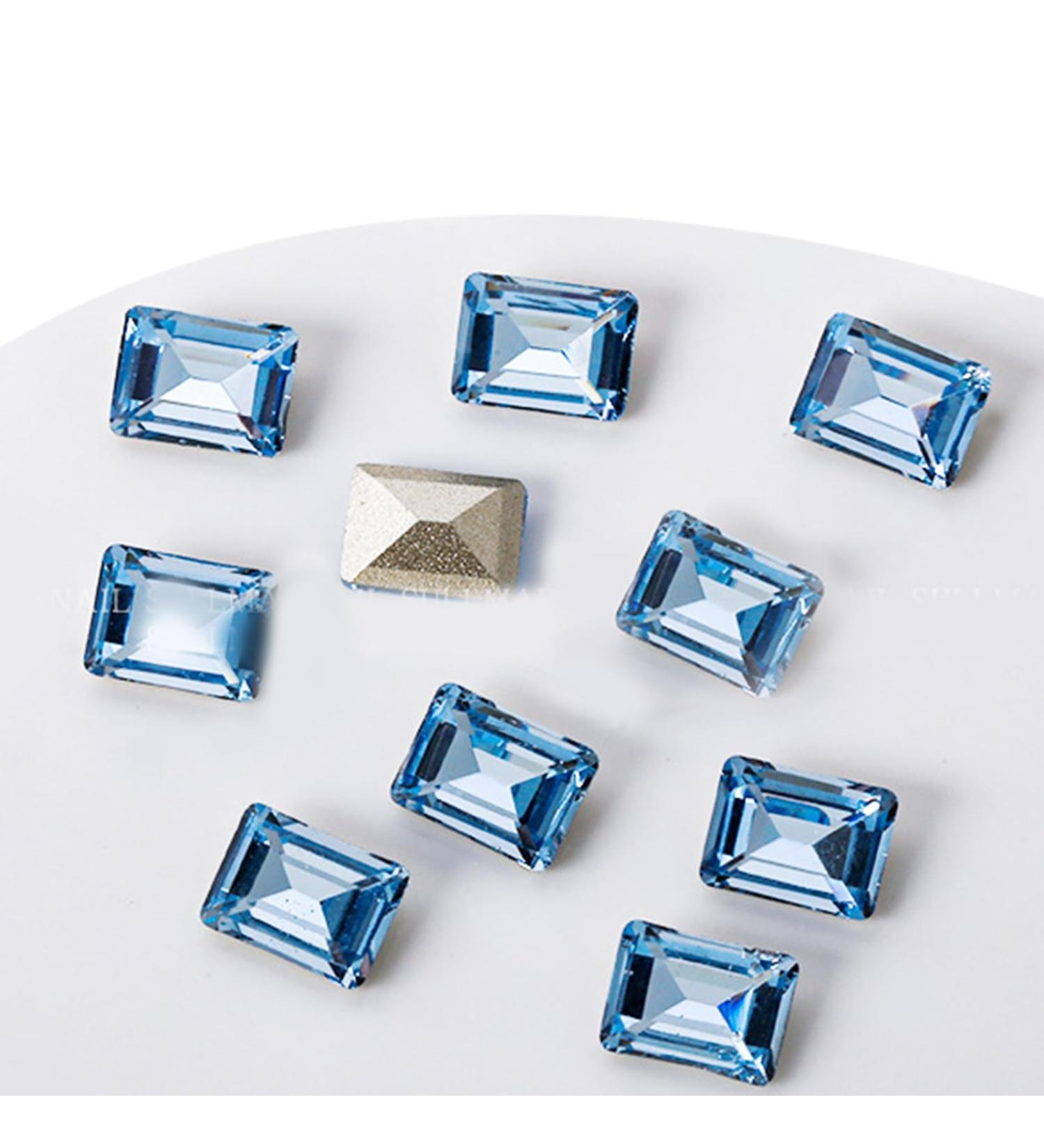 Crystal Nail Rhinestones Clear Nails Gems Stones 10Pcs Pointed Back Rhinestones Diamond Gems For Nail Art Supplies Nail Art Decorations Kits Nail Art Decorations Stickers ND962 - Buy Online on GoSupps.com