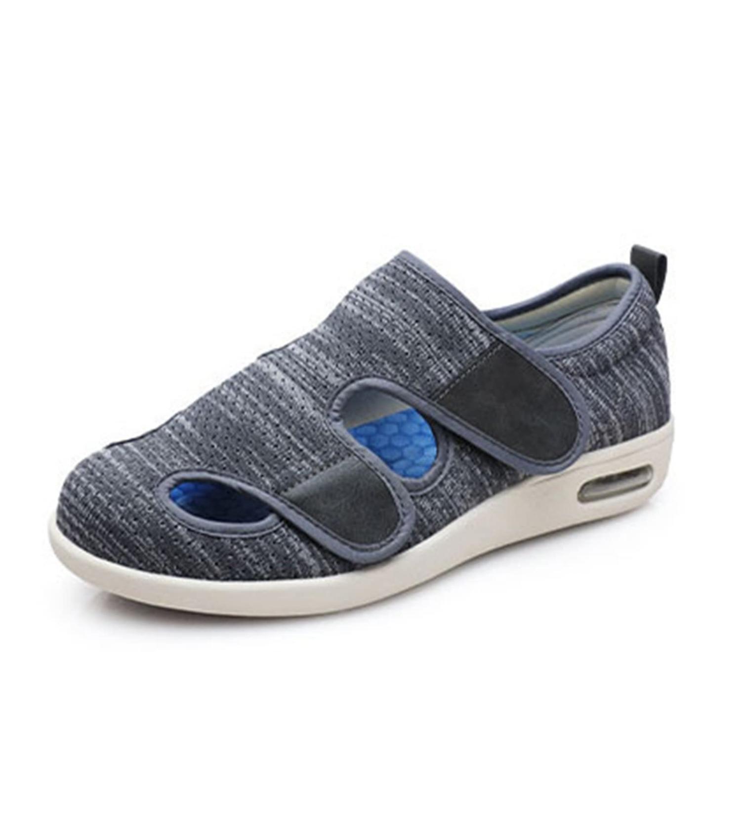 Yytcsjz Women Diabetic Edema Shoes - Extra Wide Outdoor Recovery Shoe - Non-Slip Sole - Dark Grey 29.5cm for Elderly Health - Buy Online on GoSupps.com
