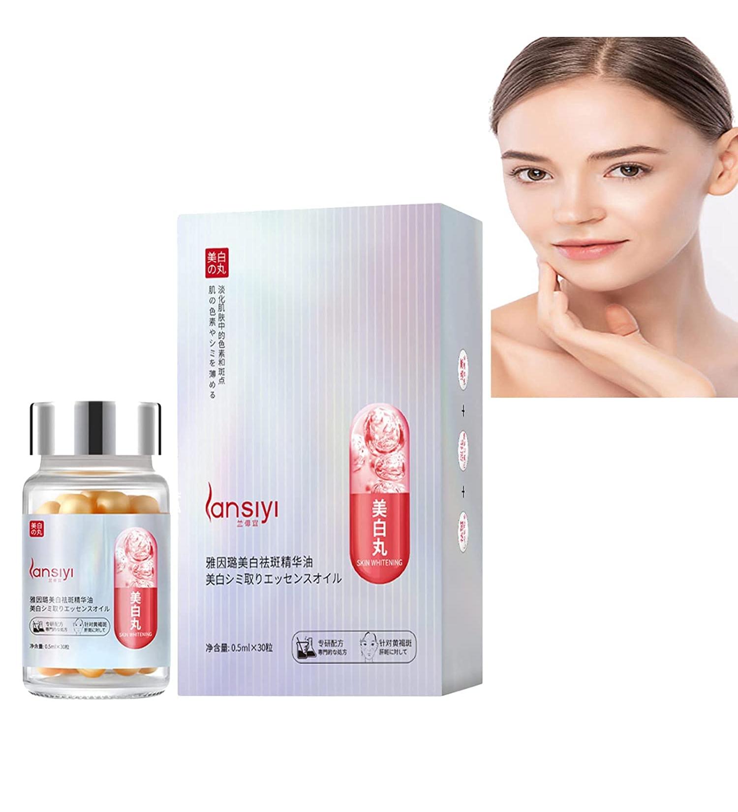 SpotBanish Whitening Serum Capsules - Dark Spot Corrector for All Skin Types (1 Box) - Buy Online on GoSupps.com